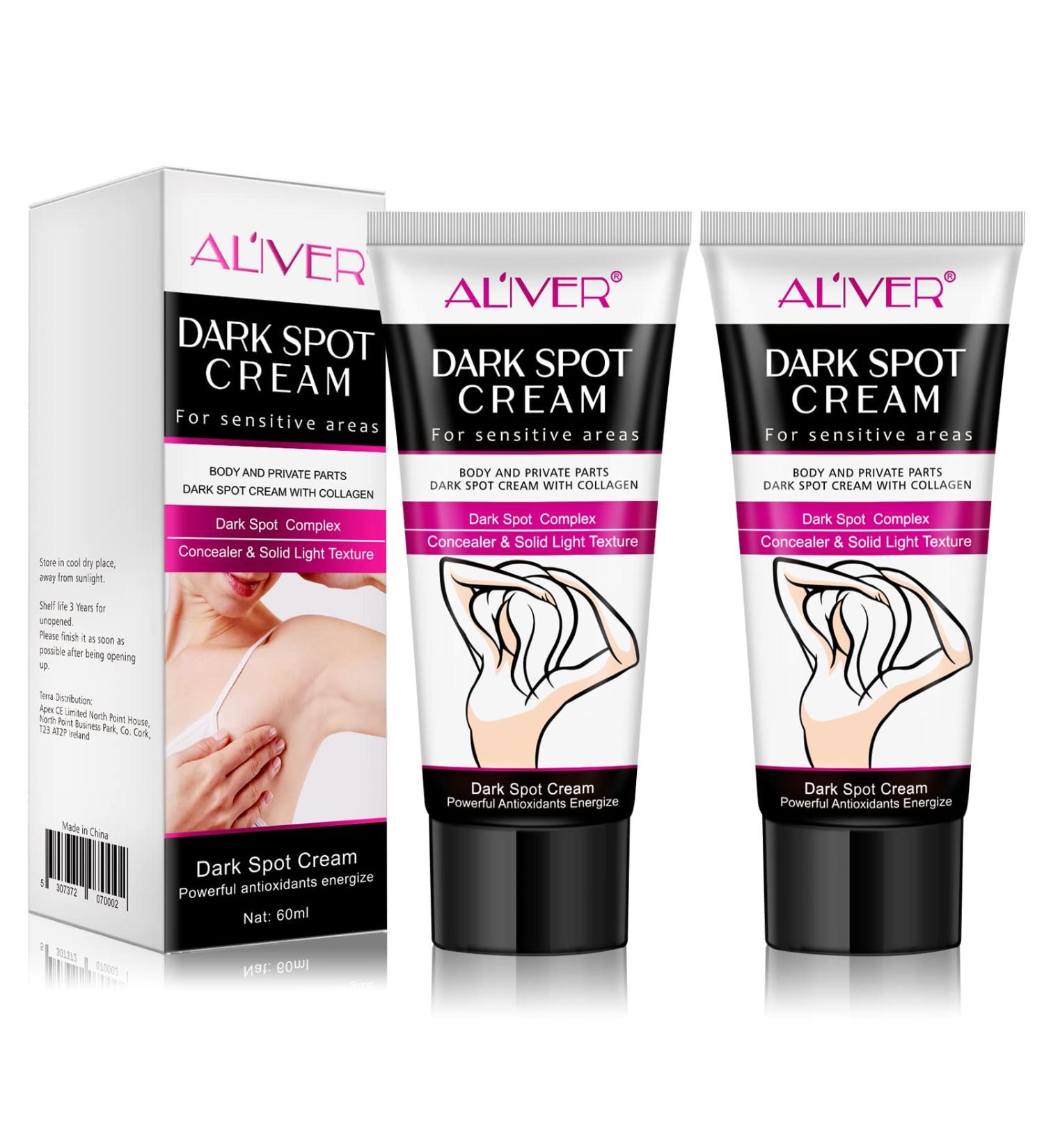 Natural Dark Spot Corrector Cream for Underarms, Neck & Age Spots - 1600 Ounce (Pack of 2) - Buy Online on GoSupps.com