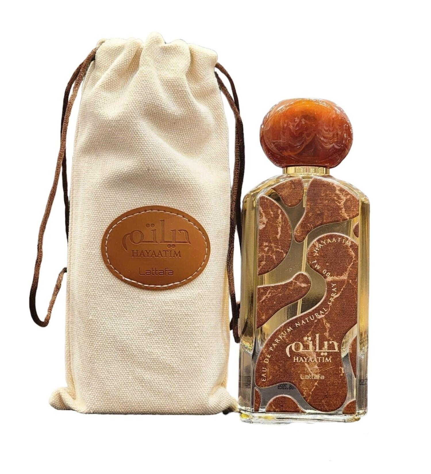 Lattafa Hayaatim Eau de Parfum Spray for Unisex 3.4 Ounce 3.4 Fl Oz (Pack of 1)
