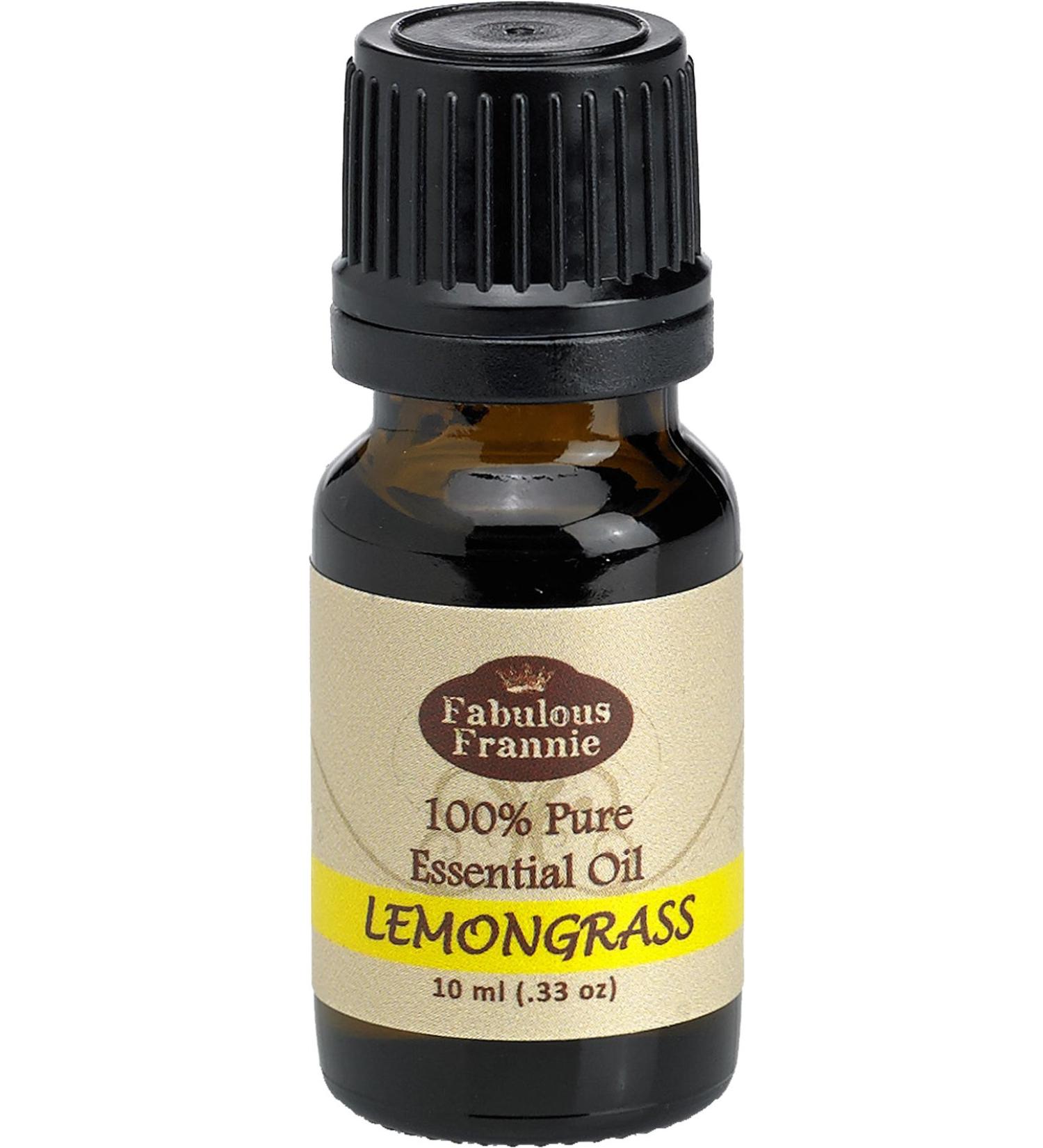 Fabulous Frannie Lemongrass 100% Pure Undiluted Essential Oil Therapeutic Grade - 10 ml