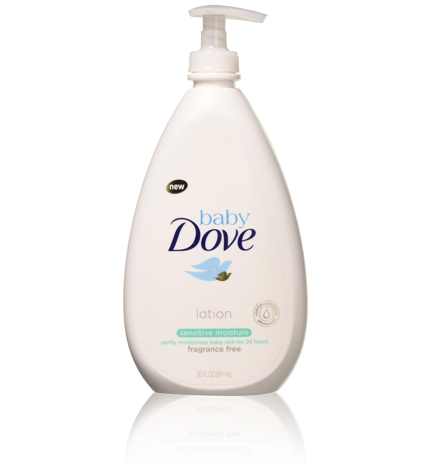 Baby Dove Sensitive Moisture Face and Body Lotion 20 Fl Oz - Pack of 4 - Buy Online on GoSupps.com