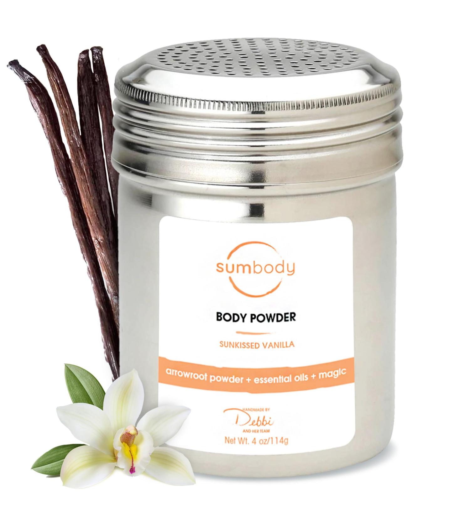 Body Powder for Women & Men Sunkissed Vanilla - (4oz) Talc & Cornstarch Free Arrowroot Powder Organic for Skin Sweat Absorbing Powder Body Deodorant Dusting Powder Baby Powder Travel Size - Buy Online on GoSupps.com