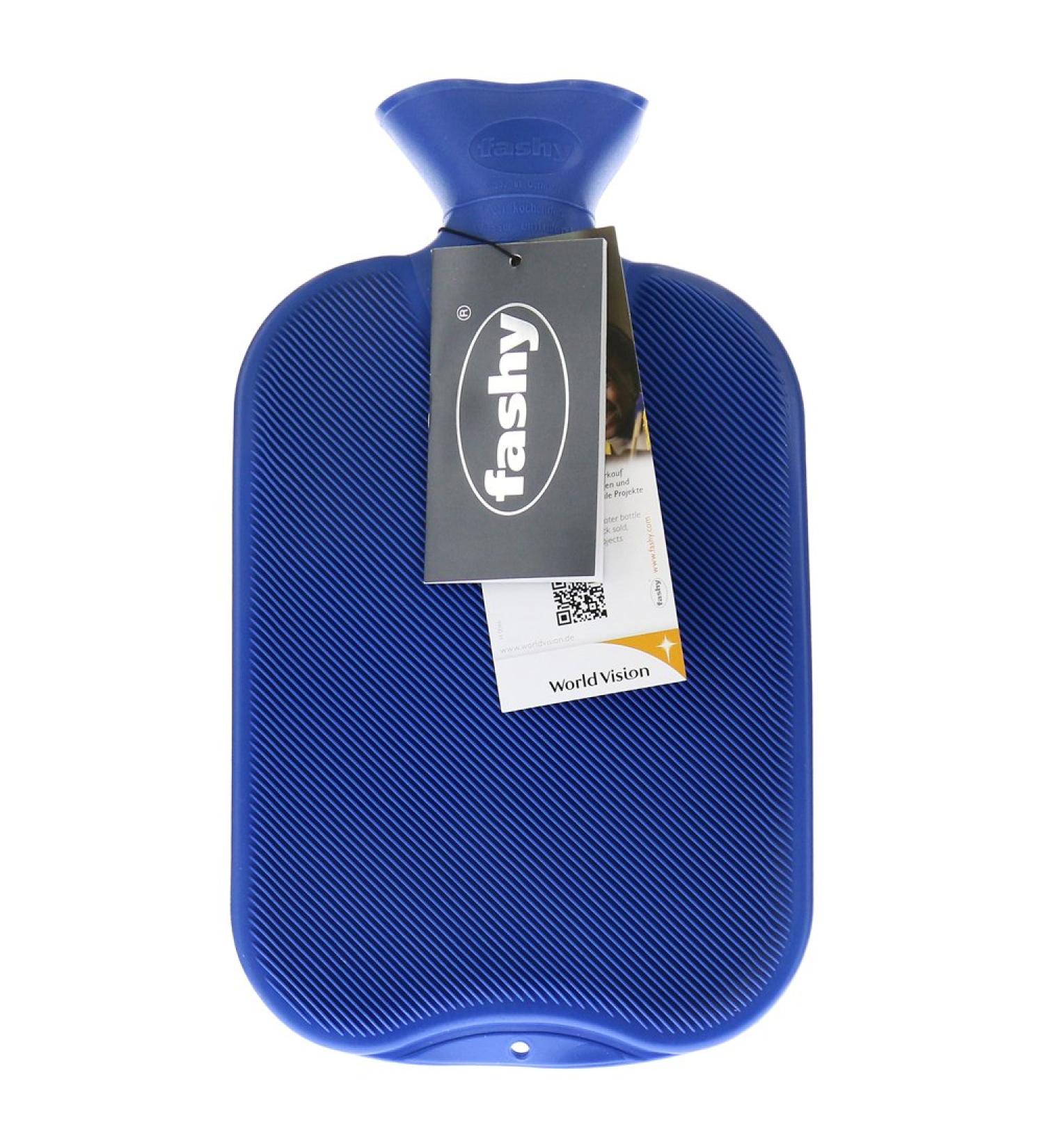 Fashy 6440.54 Hot water bottle half lamella blue