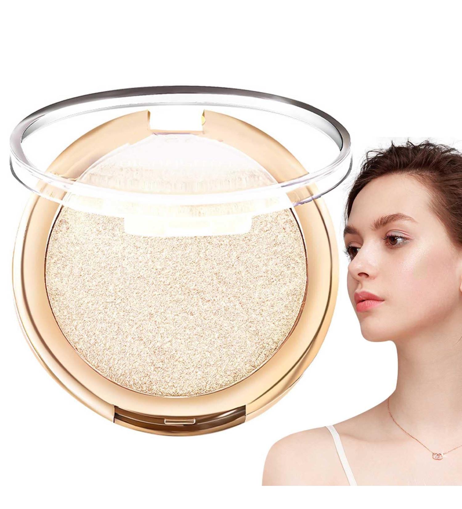 White Highlighter | Natural Face Contouring Highlight Palette with Shimmer | 6 Colors Make Up Powder for Women Groom Nose and Face Shape Tmay 03 - Buy Online on GoSupps.com