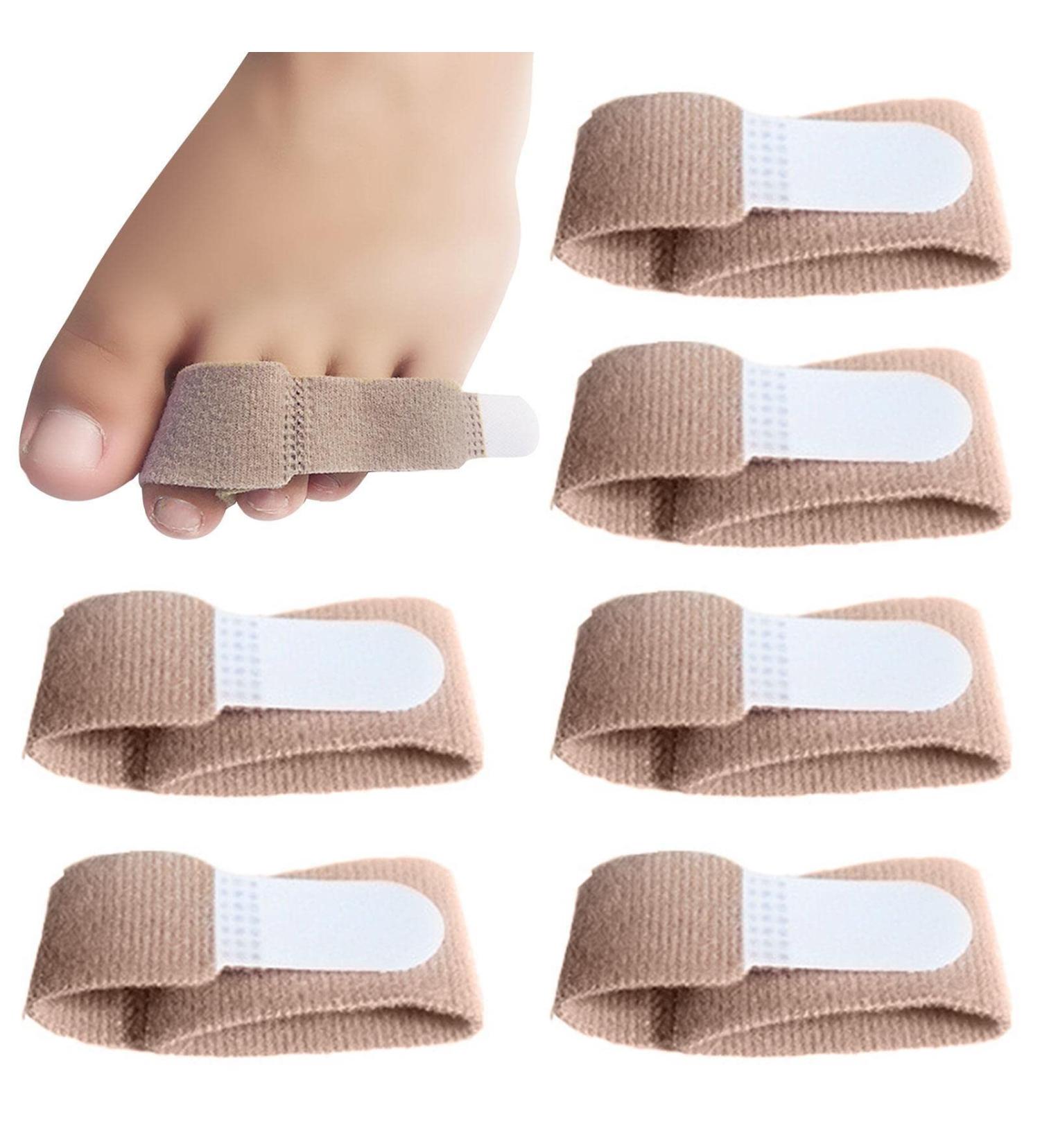 2 Piece Toe Bandages - Comfortable Hammer Toe Spreaders for Crooked Toes | Fixation & Correction Set - Buy Online on GoSupps.com