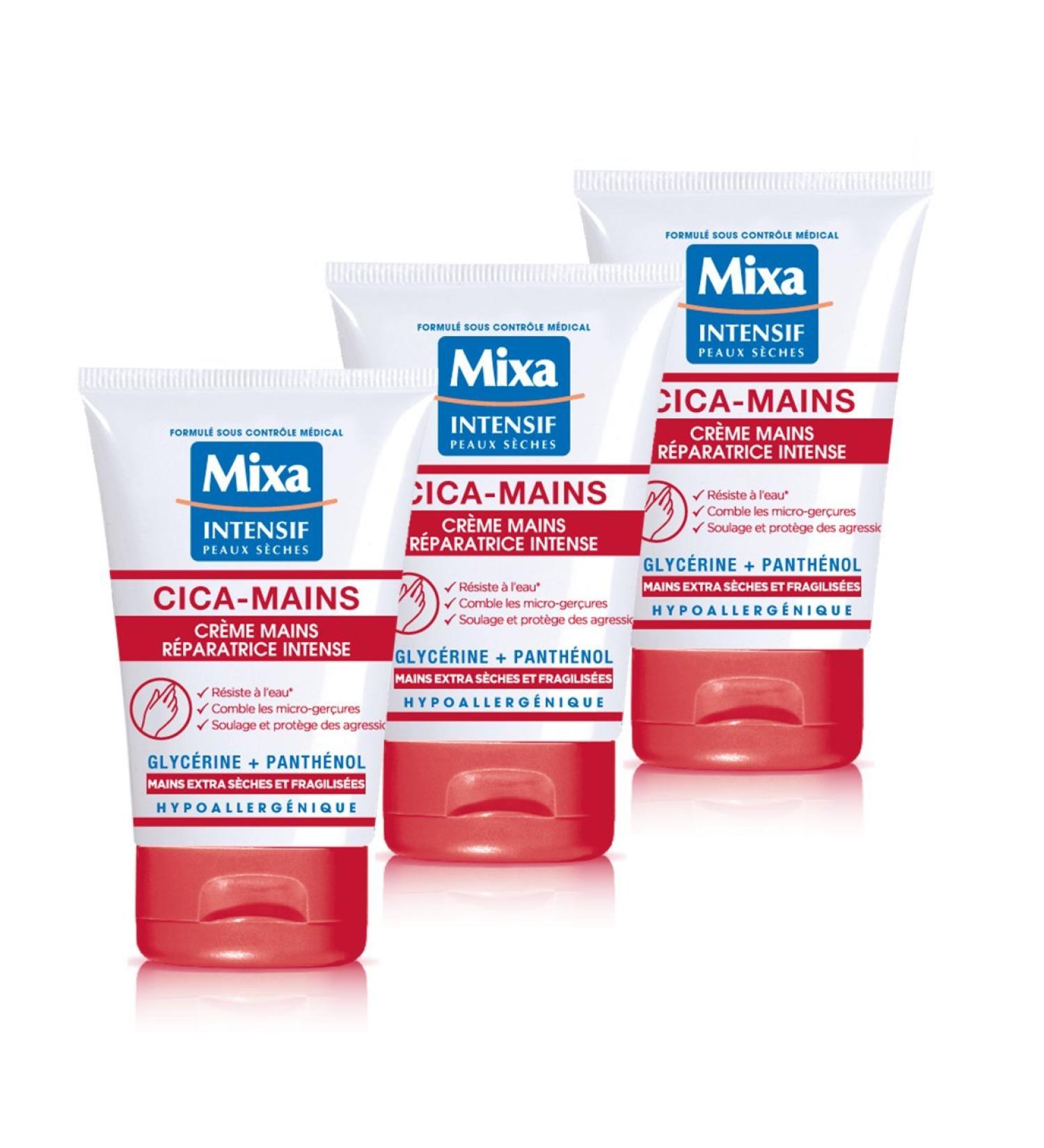 Mixa Cica Intense Repair Hand Cream - Pack of 3