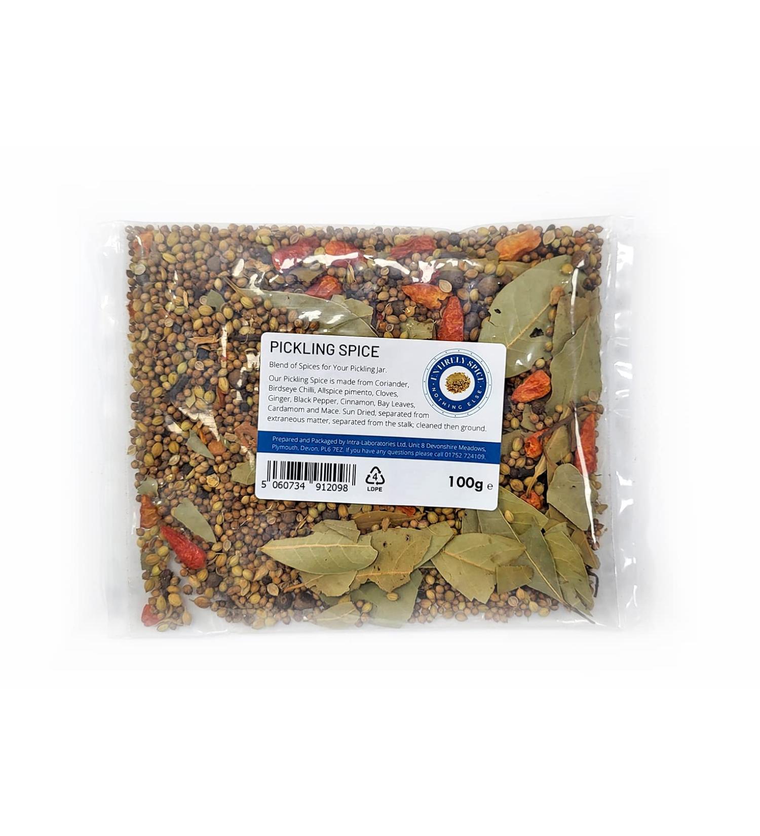 Premium 100g Pickling Spice Blend - Quality Ingredients for Pickling - Food Grade - Buy Online on GoSupps.com
