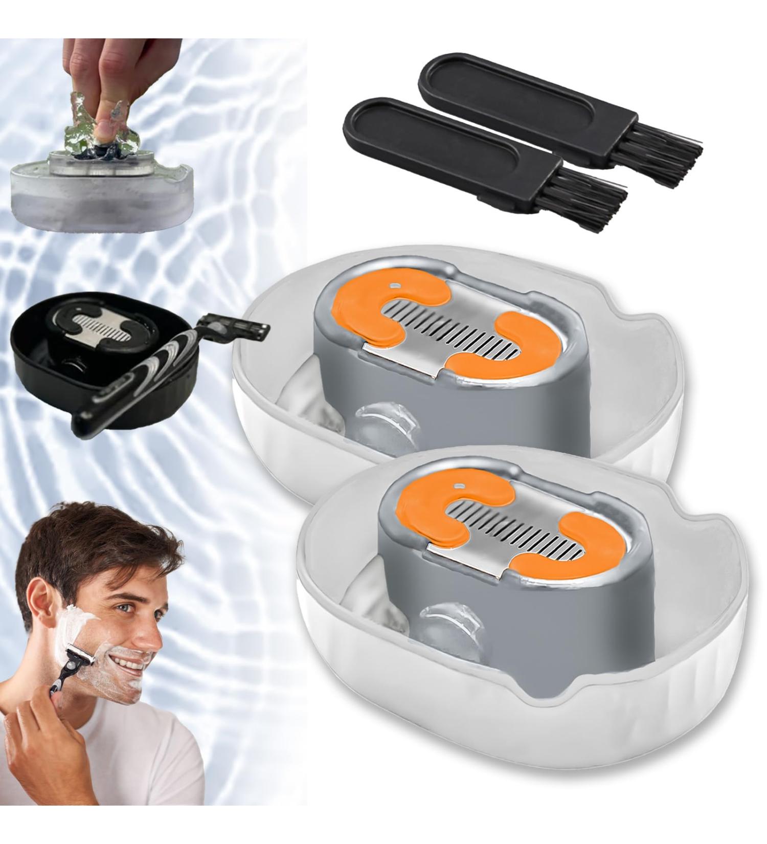 Razor Rinser 2024 New Manual Push Razor Rinser shaving razor rinser cleaner razor rinser uses water jets bowl Cleans Blades No Electricity Required Compatible Any Razor Shaver (Clear*2) - Buy Online on GoSupps.com