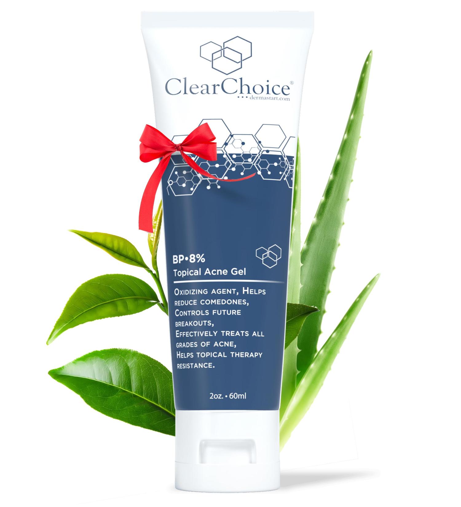 ClearChoice BP 8% Clarifying Liquid | 8% Benzoyl Peroxide Skin Refiner | Smooth Clear-Looking Complexion | Fresh & Balanced Feel