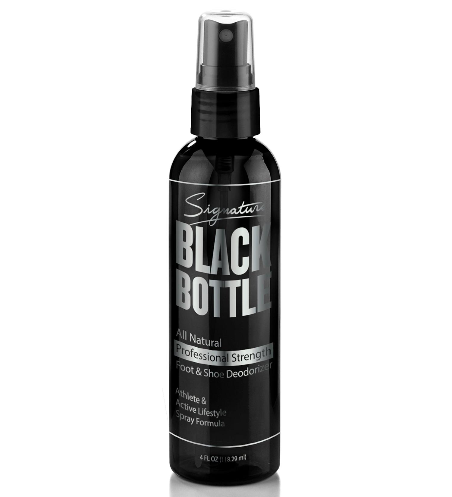 Signature Black Bottle Foot Deodorizer Spray - Shoe Deodorizer & Odor Eliminator for Fresh & Funky-Free Feet - Buy Online on GoSupps.com