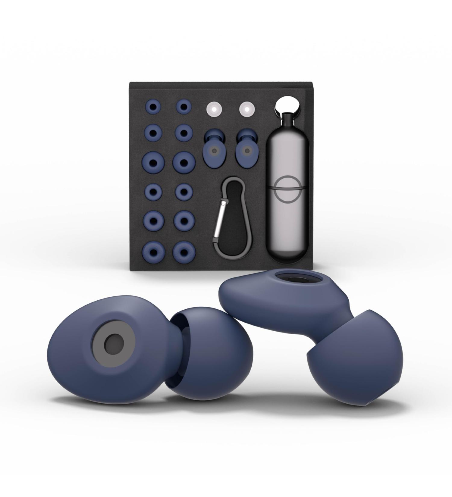 High Fidelity Ear Plugs for Sleeping & Concerts - Noise Reduction up to 30dB - Reusable Foam & Silicone Tips - Perfect for Airplanes Study & Work - 7 Sets Included - Buy Online on GoSupps.com