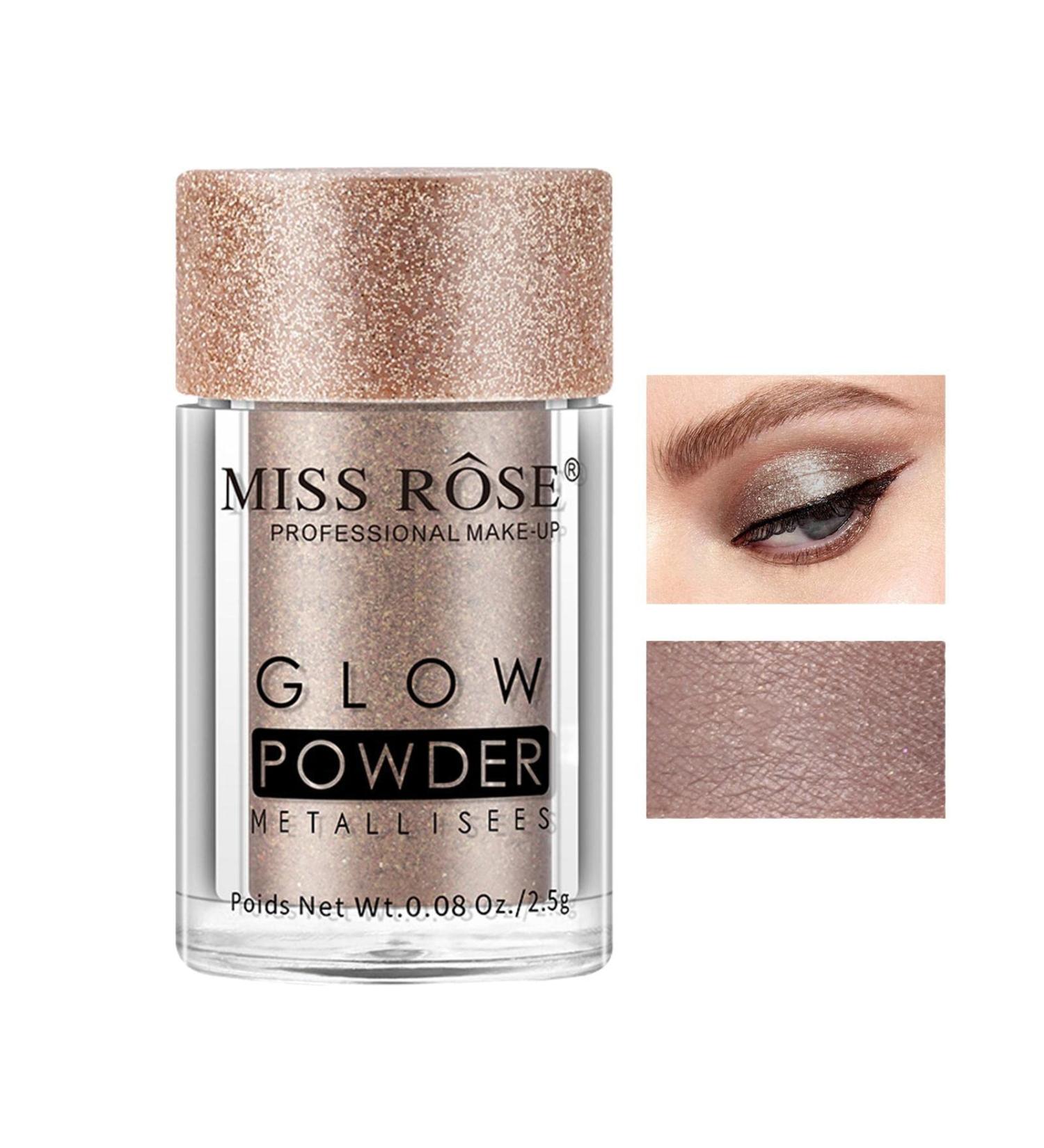 Powder Eye Shadows - Monochrome Eyeshadow Powder | Waterproof Matte Eyeshadow Loose Powder Eye Makeup Professional Makeup Eye Brightening Flash 11 - Buy Online on GoSupps.com