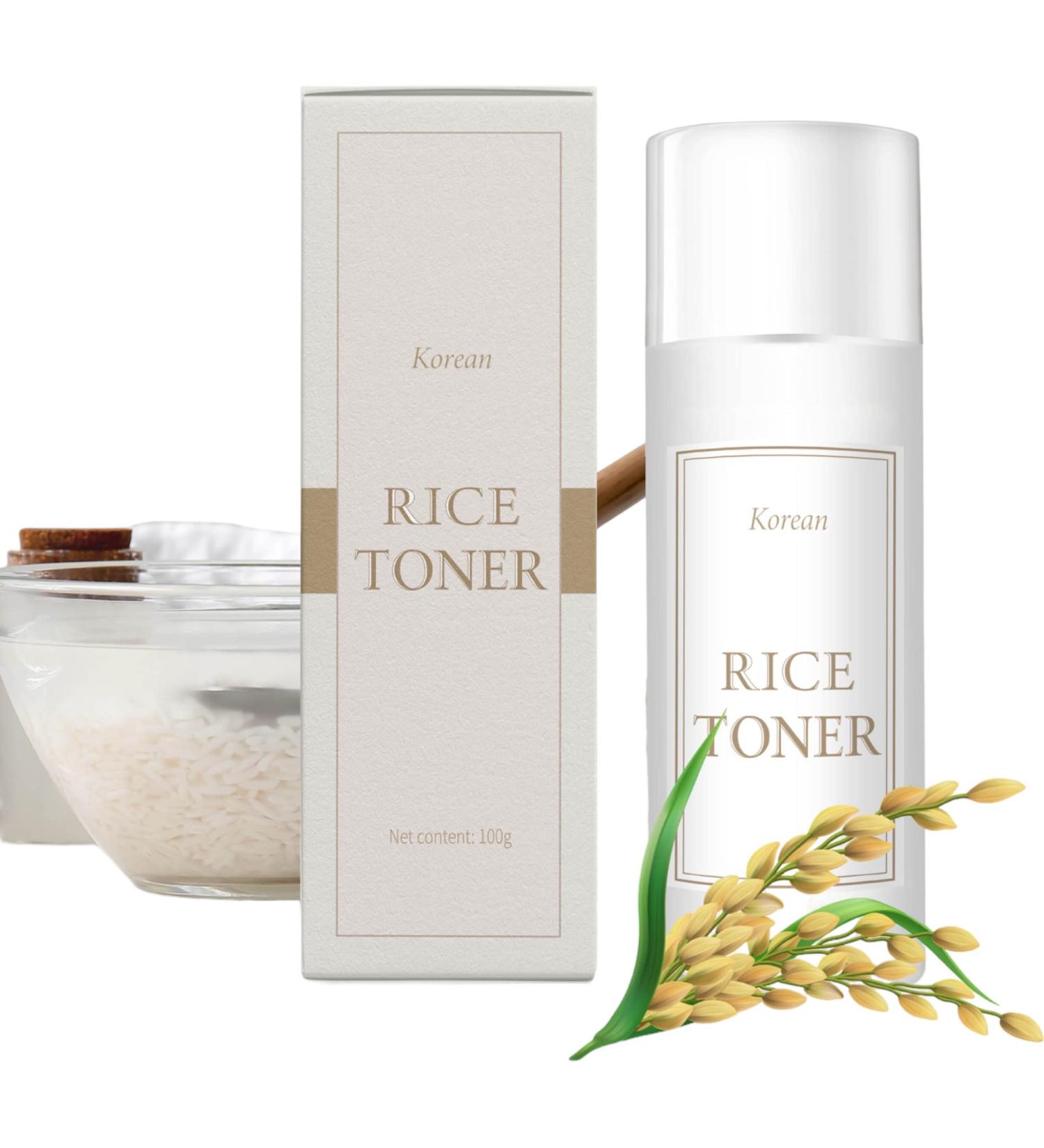 Korean Rice Pure Essential Toner - Antiaging Glow Essence with Niacinamide | Hydrating Vegan Skincare for Dry Skin | Fragrance-Free | Korean Beauty - Buy Online on GoSupps.com