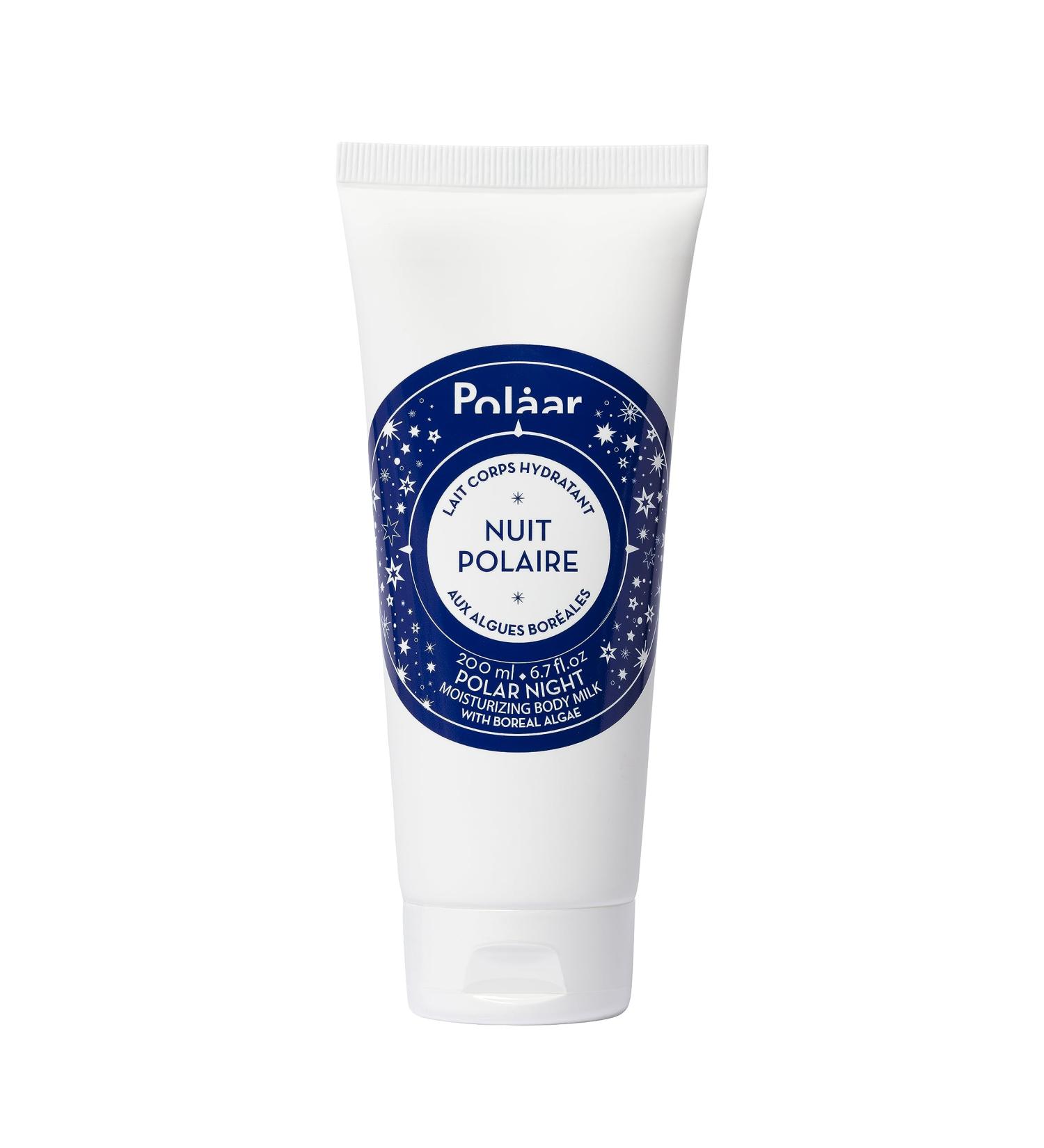 Pol ar Nuit Polaire Moisturizing Body Milk - 98% Natural Vegan Skincare with Boreal Algae | Nourishes & Protects All Skin Types | 200ml - Made in France - Buy Online on GoSupps.com