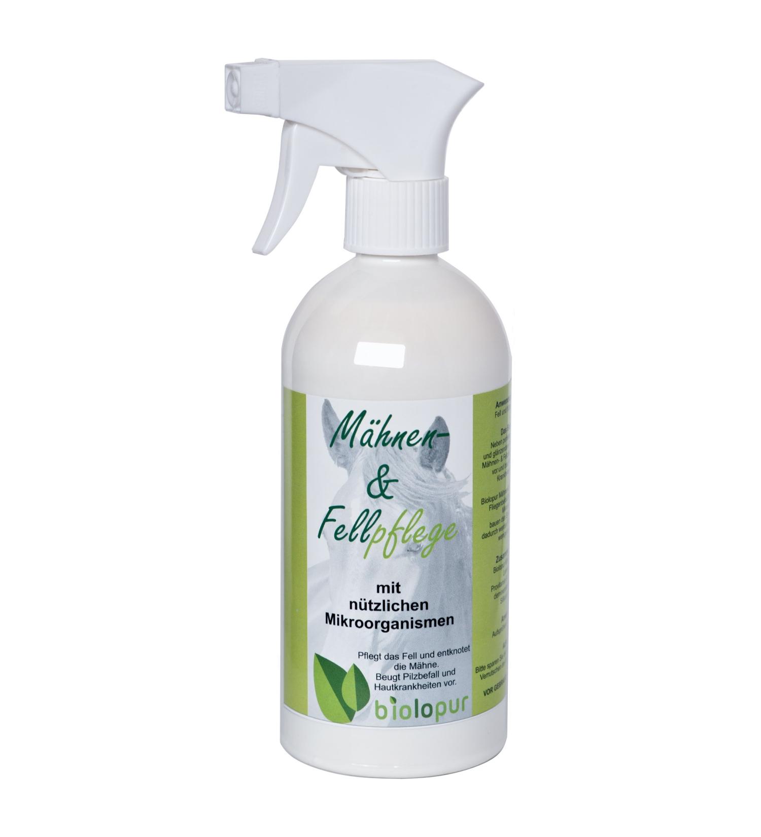 Biolopur Mane Spray & Coat Care - 500ml Ready-to-Use Horse Coat Shine Spray | International Shipping Available - Buy Online on GoSupps.com