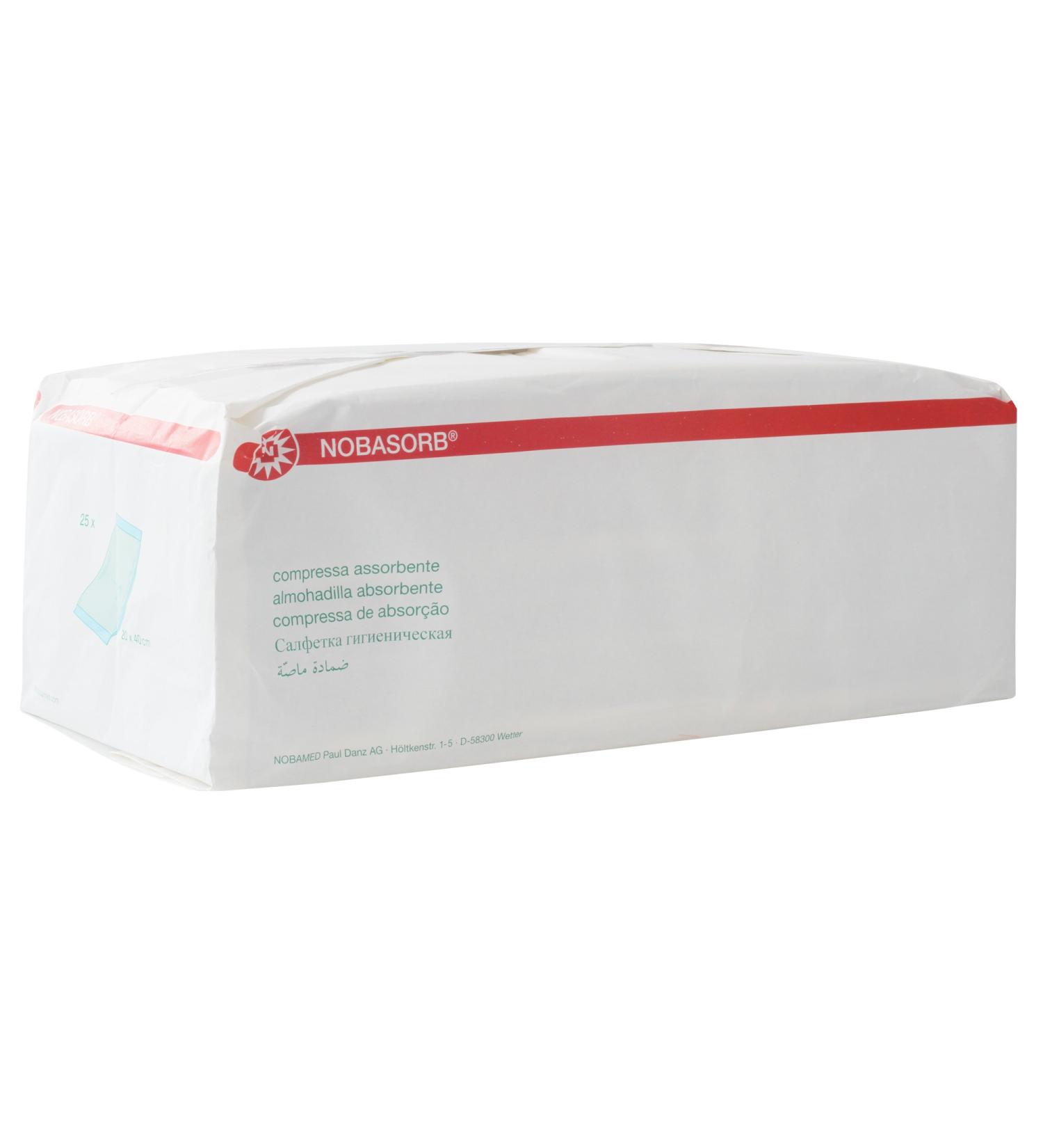 NOBASORB absorbent compresses 20x40 cm 20x40 cm (pack of 25)
