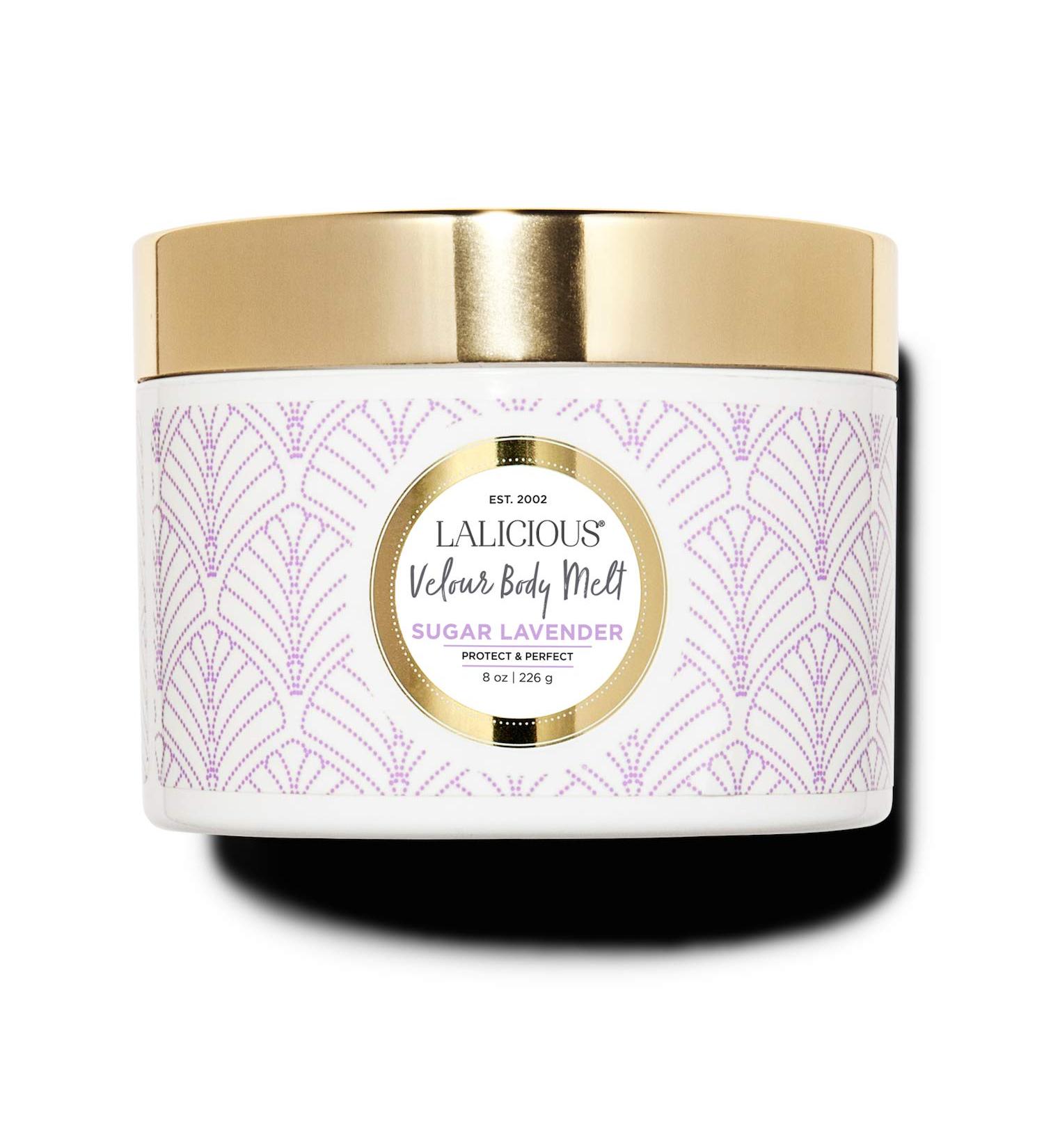 LaLicious Sugar Lavender Velour Body Melt - Multitasking Gel-to-Oil Skin Moisturizer with Macadamia Oil & Coconut Oil - Shave Gel Hair/Scalp/Hand/Foot Mask - Help Prevent Stretch Marks (8oz) - Buy Online on GoSupps.com