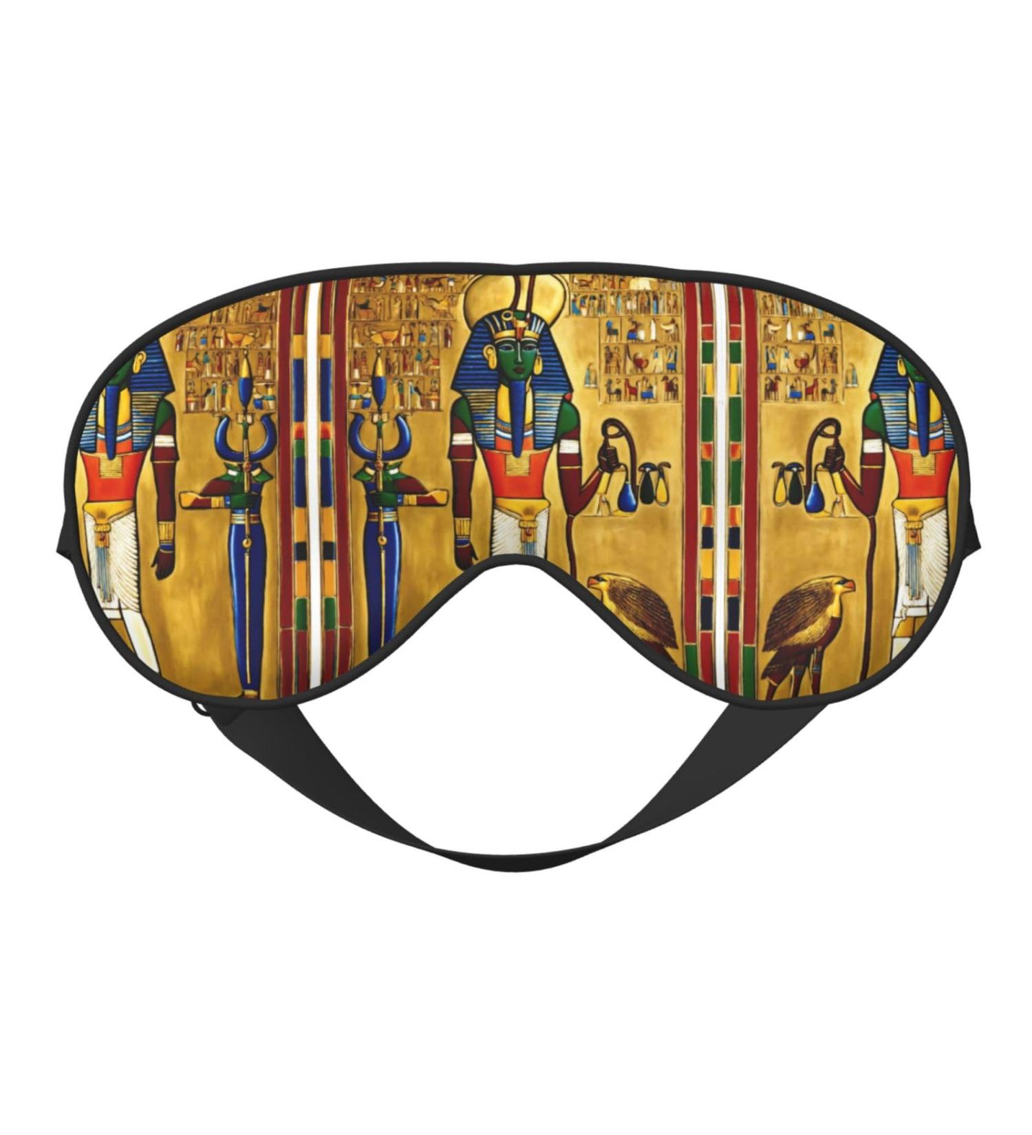 Ancient Egypt Tribe Series Double-Sided Eye Mask for Quality Sleep | Soft & Light Blocking International Shipping - Buy Online on GoSupps.com