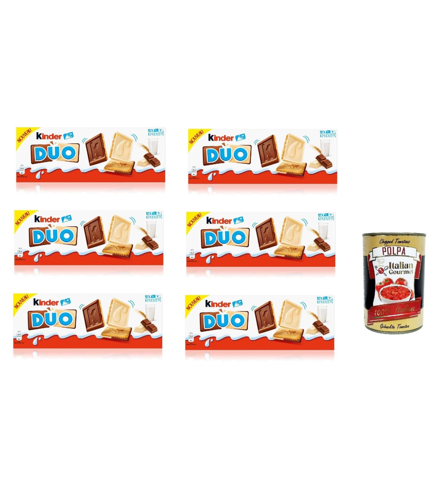  Italian Gourmet E.R. Ferrero Special Set of 6 Children's Biscuits with Milk and White Chocolate 150 g + Italian Gourmet Polpa 400 g - Buy Online on GoSupps.com
