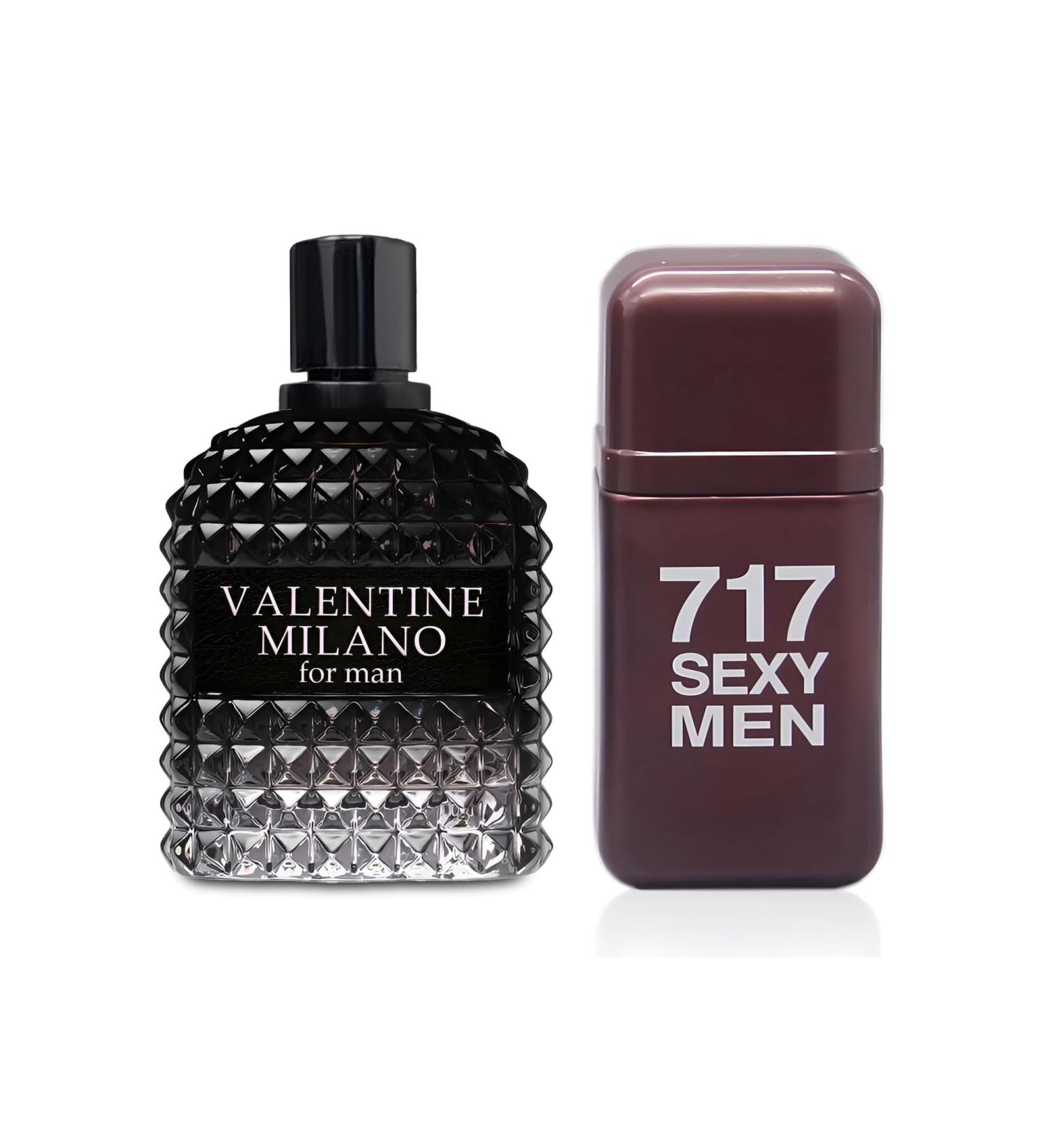 2PCS Valentine Milano/717 Sexy Men Eau De Toilette for Men-Fresh Romantic Scent Perfume for Men 3.4 Fl Oz Each Mens Cologne For All Skin Daily Used MilanoMen/717 Sexy Men - Buy Online on GoSupps.com