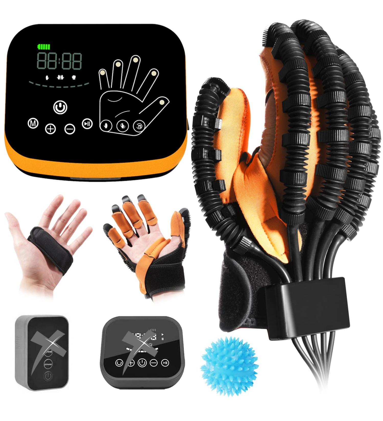 Upgraded rehabilitation robot gloves for hand rehabilitation training finger orthosis and training gloves for stroke hemiplegia and cerebral palsy patients. - Buy Online on GoSupps.com