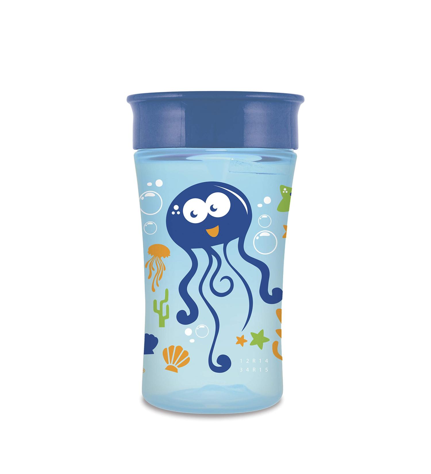 NUK Magic 360 Spoutless Cup 12+ Months | 10 oz Boy's Cup â€“ Leak-Proof & Easy Grip - Buy Online on GoSupps.com