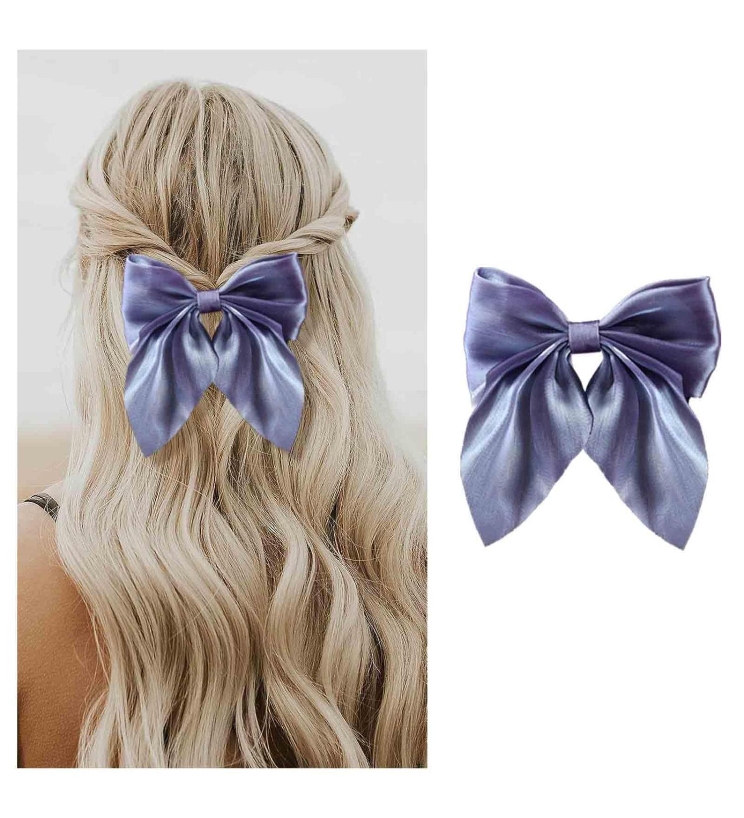 Shop Cimenexe Bohemian Purple Arch Hair Clips | Large Violet Barrettes & Hair Accessories for Women & Girls - Buy Online on GoSupps.com