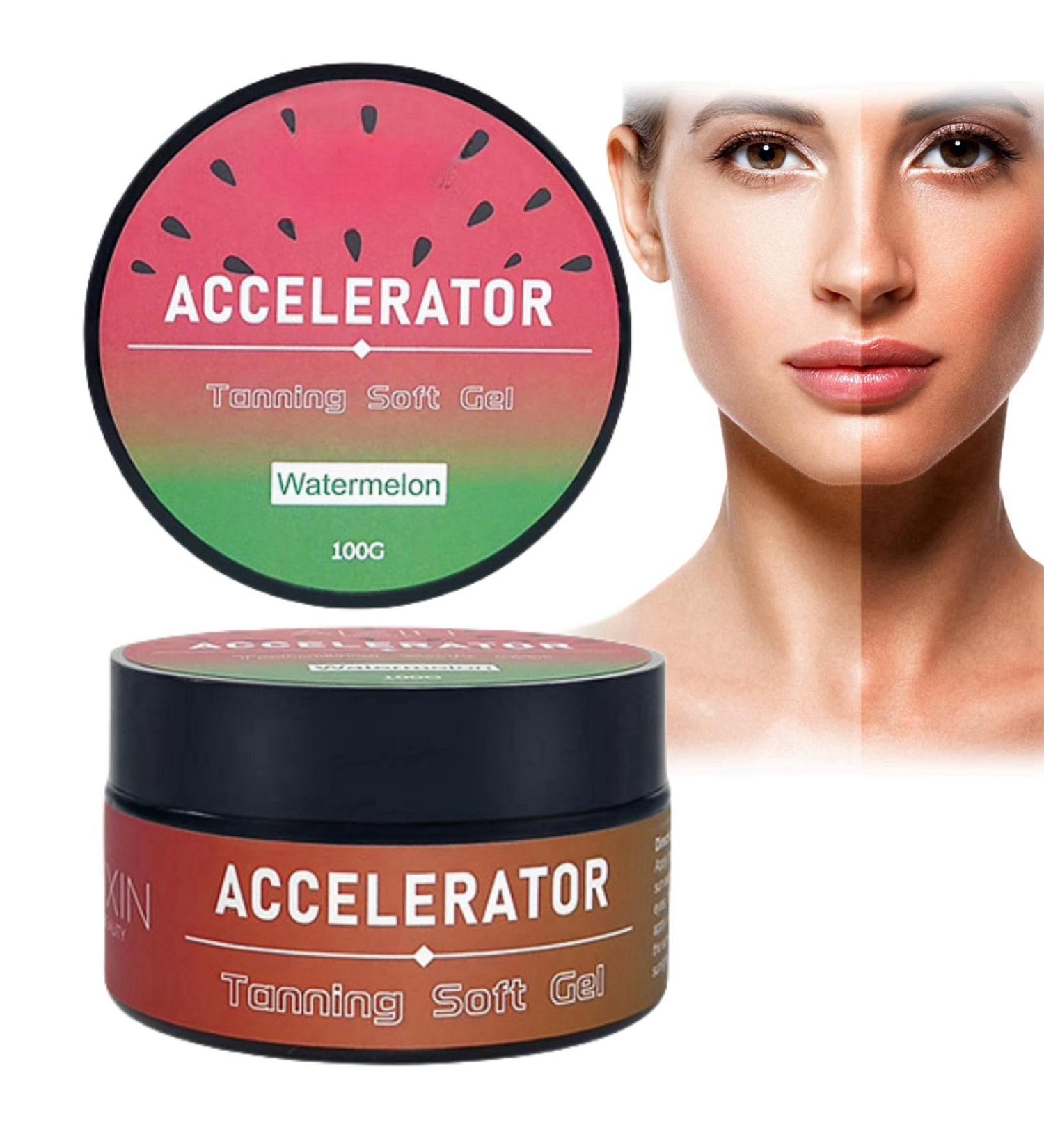 Sun Bed Tanning Accelerator Sunbed Cream Accelerator Tan Accelerator for Sunbed Tanning Cream for Sunbeds Tan Enhancers & Accelerators Intensive Tanning Gel Beaches and Cream (Watermelon Flavor) - Buy Online on GoSupps.com