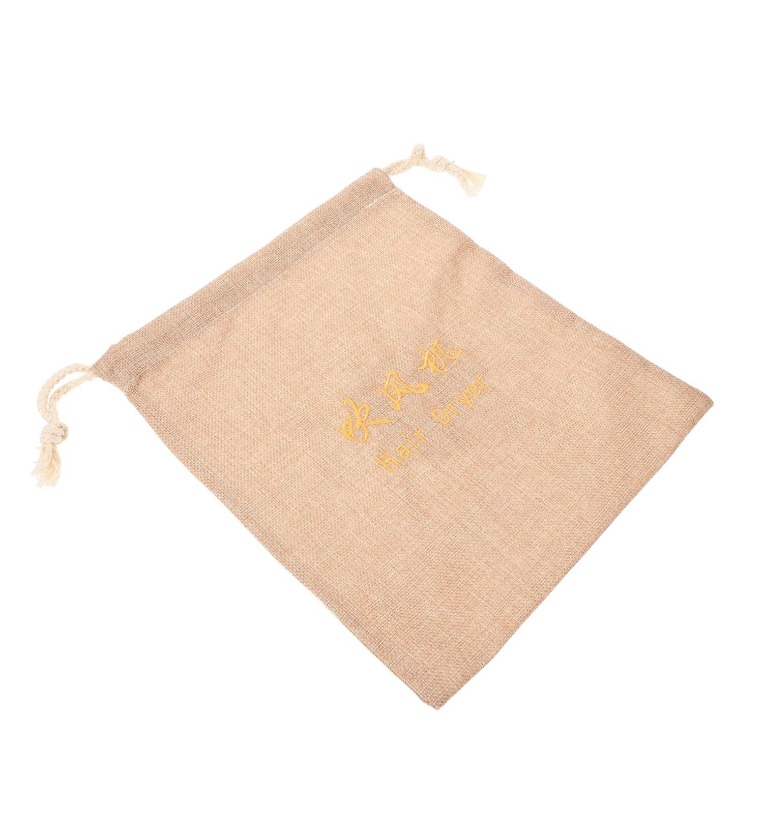WOONEKY Hair Dryer Storage Bag Drawstring Storage Bags Hairdryer Pouch Hair Tools Travel Bag Fabric - Buy Online on GoSupps.com