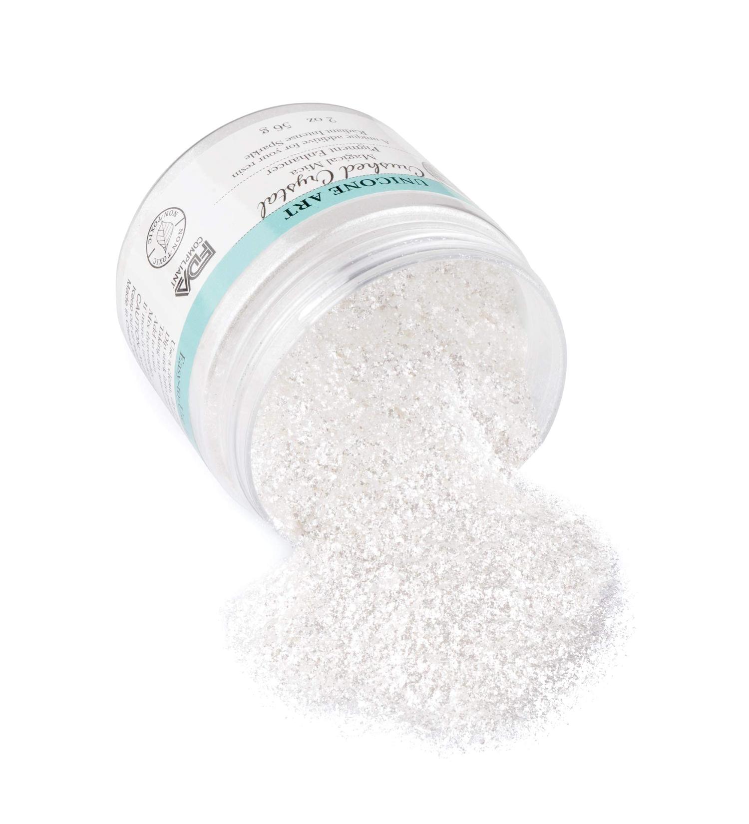 Ultra Fine Crushed Crystal Mica Powder Pigment (2oz) for DIY Arts, Crafts, Soap, Resin, Epoxy, Paint, Slime, Candle Making, Nail Art - Cosmetic Grade - Buy Online on GoSupps.com