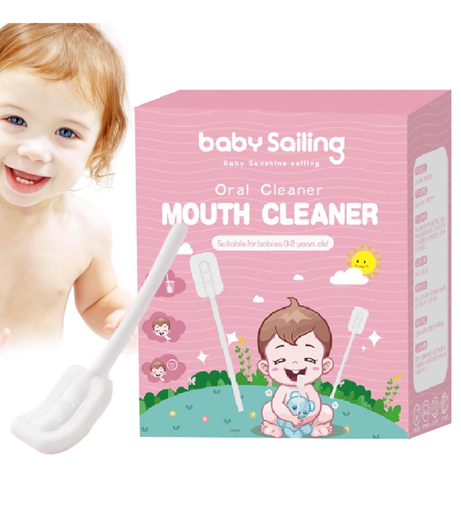 Yiurse Baby Mouth Cleaner Soft Portable Toothbrush & Tongue Cleaner for Kids | Dental Care Essentials - Buy Online on GoSupps.com