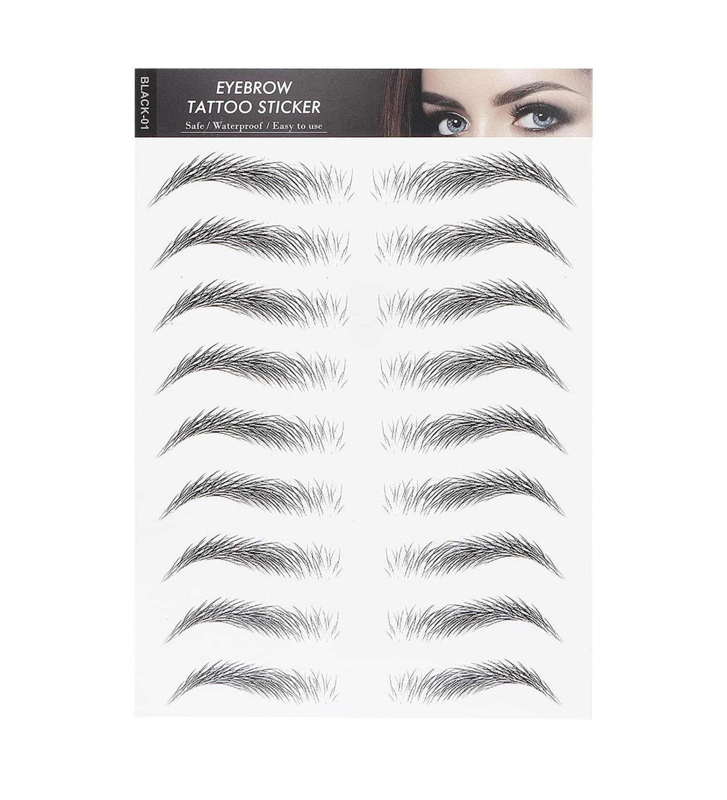 Long Lasting Eyebrow Sticker - Portable Temporary Brow Transfers for Women | Easy Grooming & Shaping - Buy Online on GoSupps.com