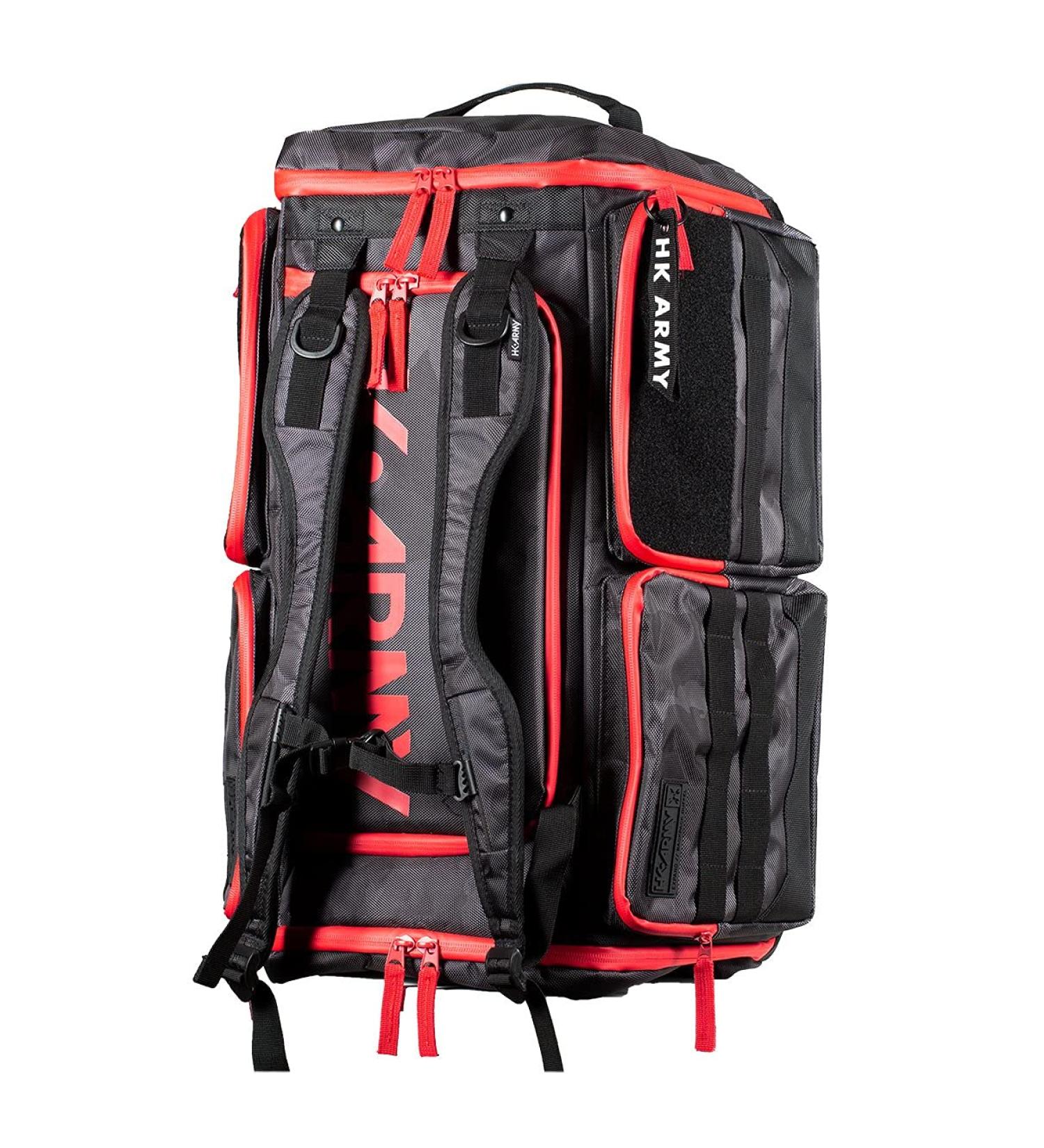 HK Army Expand Backpack Paintball Gearbag - Shroud Black/Red | Premium Quality - Buy Online on GoSupps.com