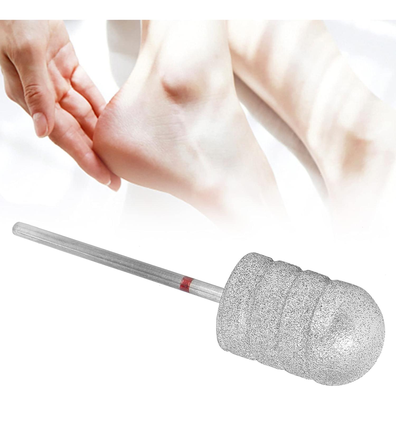 Nail Mill Bits Stainless Steel Pedicure Nail Drill Bits Foot Dead Skin Removal Polishing Head Accessories Professional Remove Gel Acrylic Cuticle Nail File Bit for Manicure Pedicure(B3F) - Buy Online on GoSupps.com