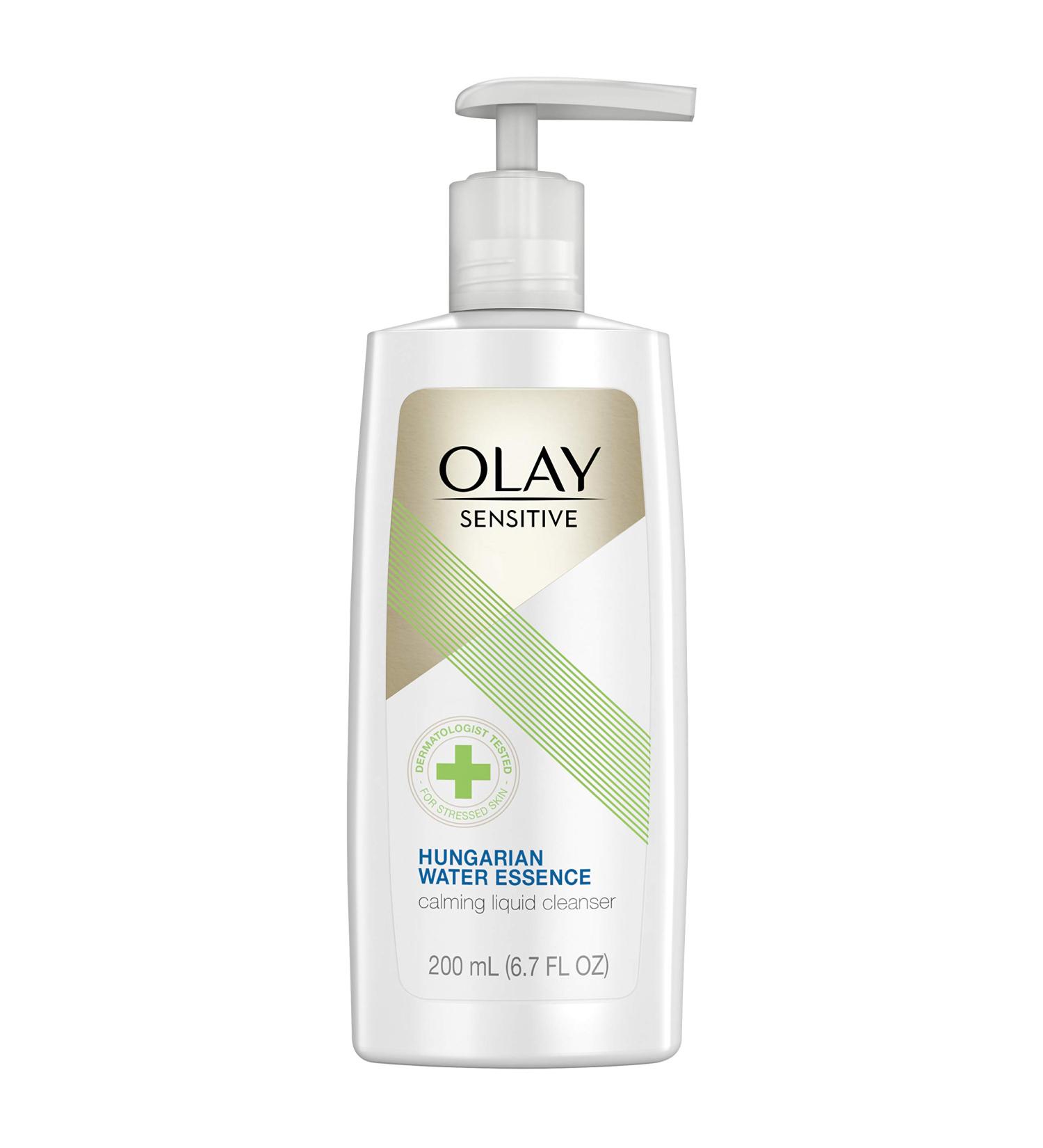 Olay Sensitive Facial Cleanser with Hungarian Water Essence 6.7 oz - Gentle Face Wash for Sensitive Skin - Buy Online on GoSupps.com