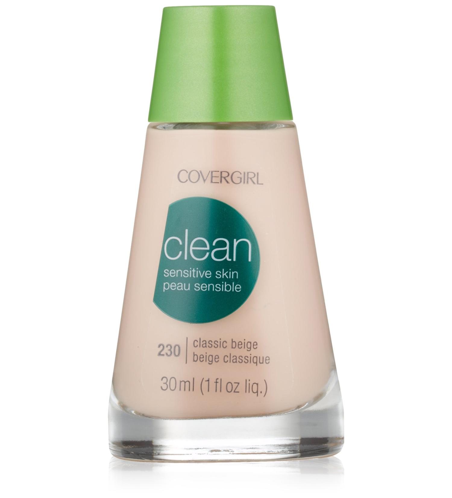 CoverGirl Clean Sensitive Skin Liquid Makeup Classic Beige (N) 230 - 1.0oz Bottles (Pack of 2) - Buy Online on GoSupps.com