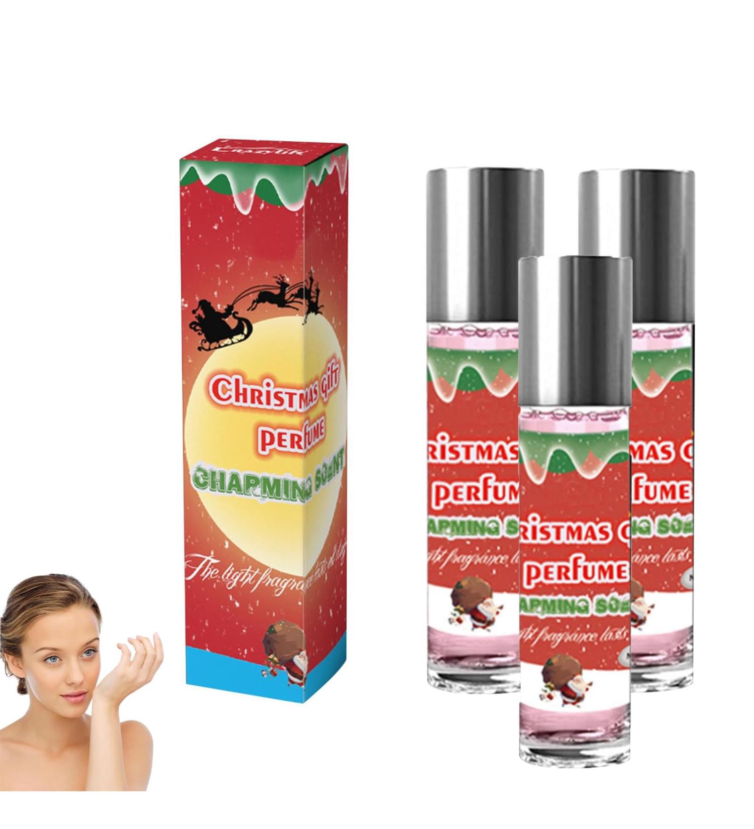 Christmas Pheromone Perfume Enhanced Scents Pheromone Perfume Long Lasting Pheromone Roll-On Perfume for Women (3pcs) - Buy Online on GoSupps.com