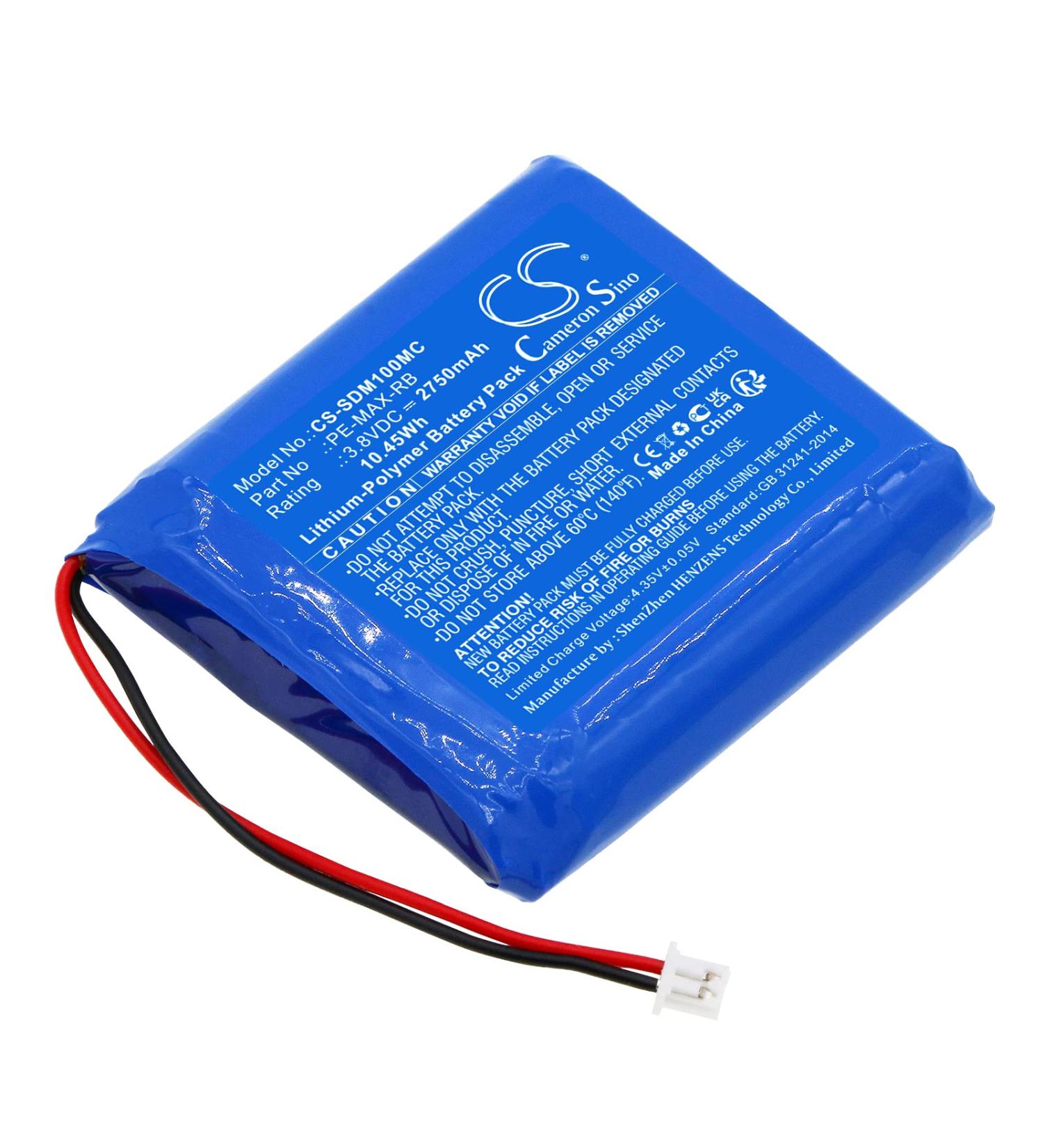 Battery Replacement for PatrolEyes PE-Edge PE-MAX & PE-MAX-RB | International Shipping Available - Buy Online on GoSupps.com