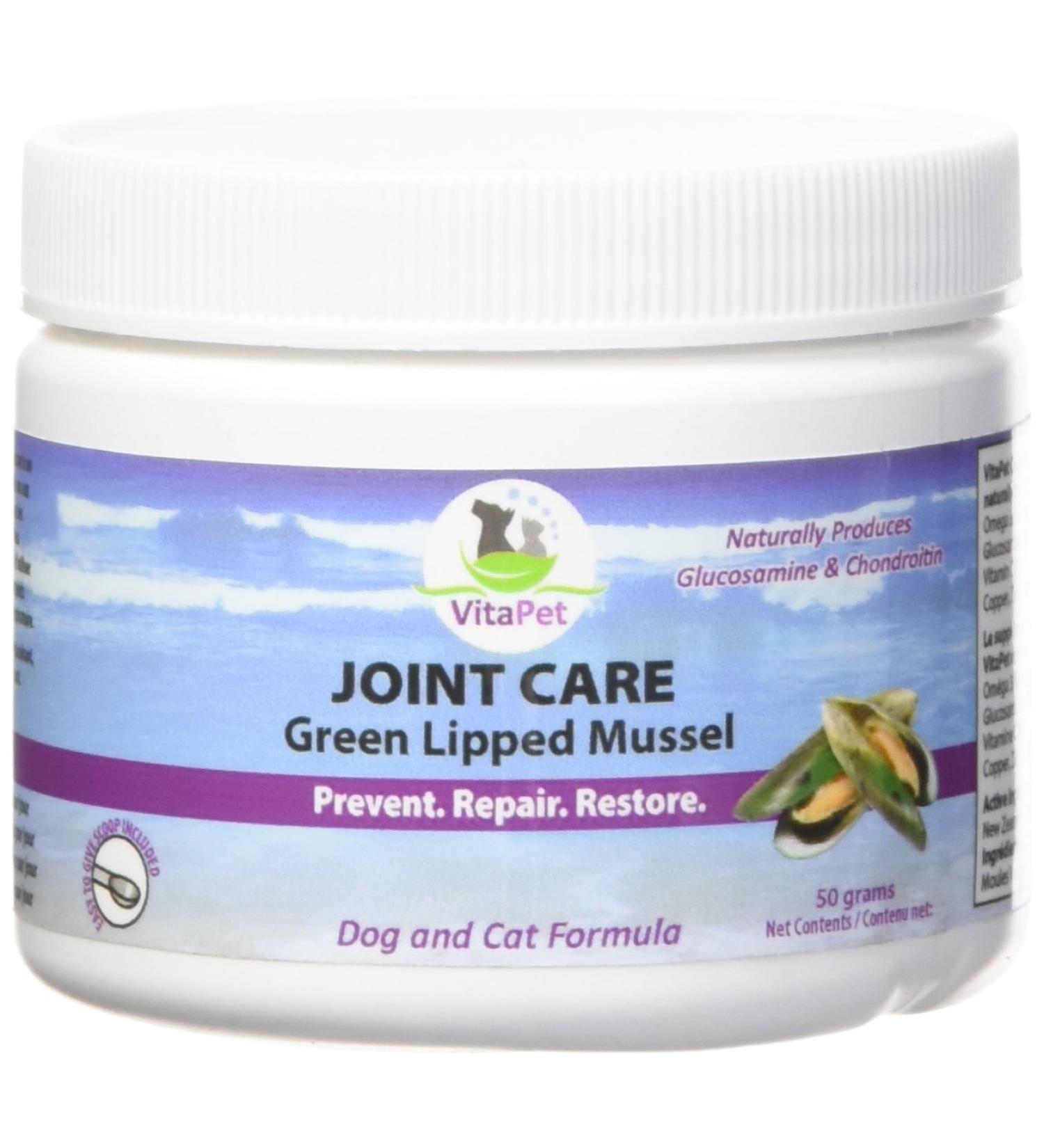 VitaPet Green Lipped Mussel (GLM) 50gm - Buy Online on GoSupps.com