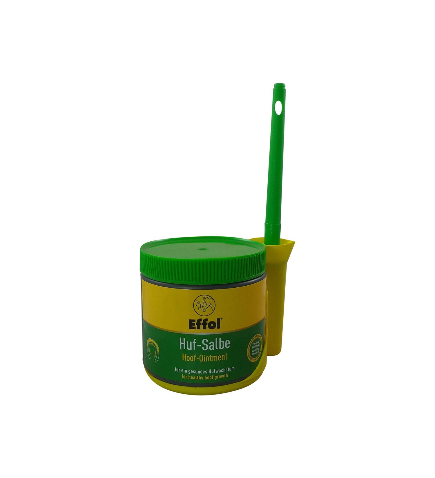 Effol Huf Ointment & Brush Set - Durable Hoof Care with Petroleum Jelly & Laurel Oil - 500ml | International Shipping Available - Buy Online on GoSupps.com