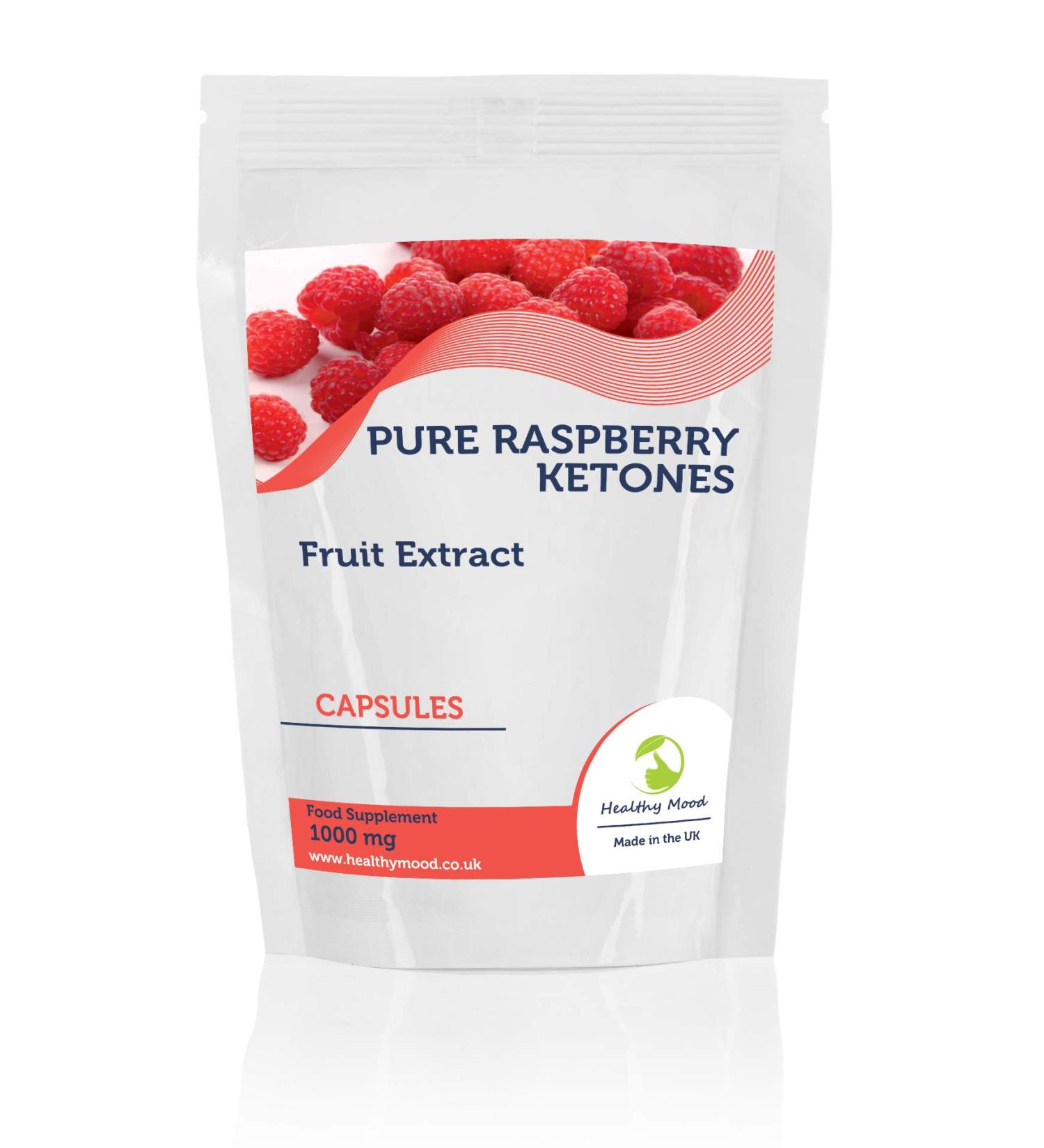 Pure Natural Raspberry Ketones Fruit Extract 1000mg Supplement x120 Tablets Pills Health Supplements Quality Nutrition Healthy Mood Quality