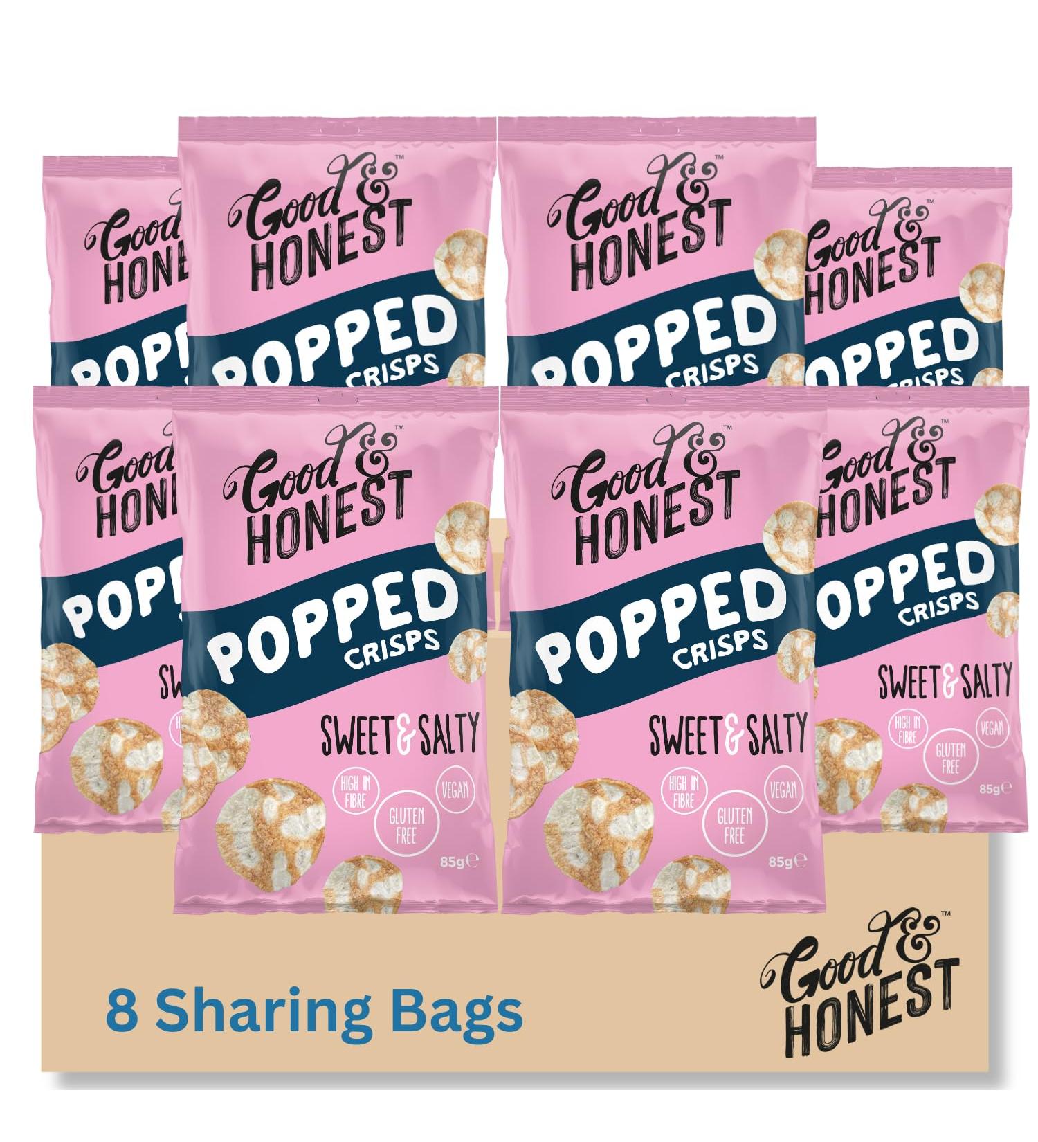 Good & Honest Chips Core Sweet & Salty 8 x 85 g - Buy Online on GoSupps.com