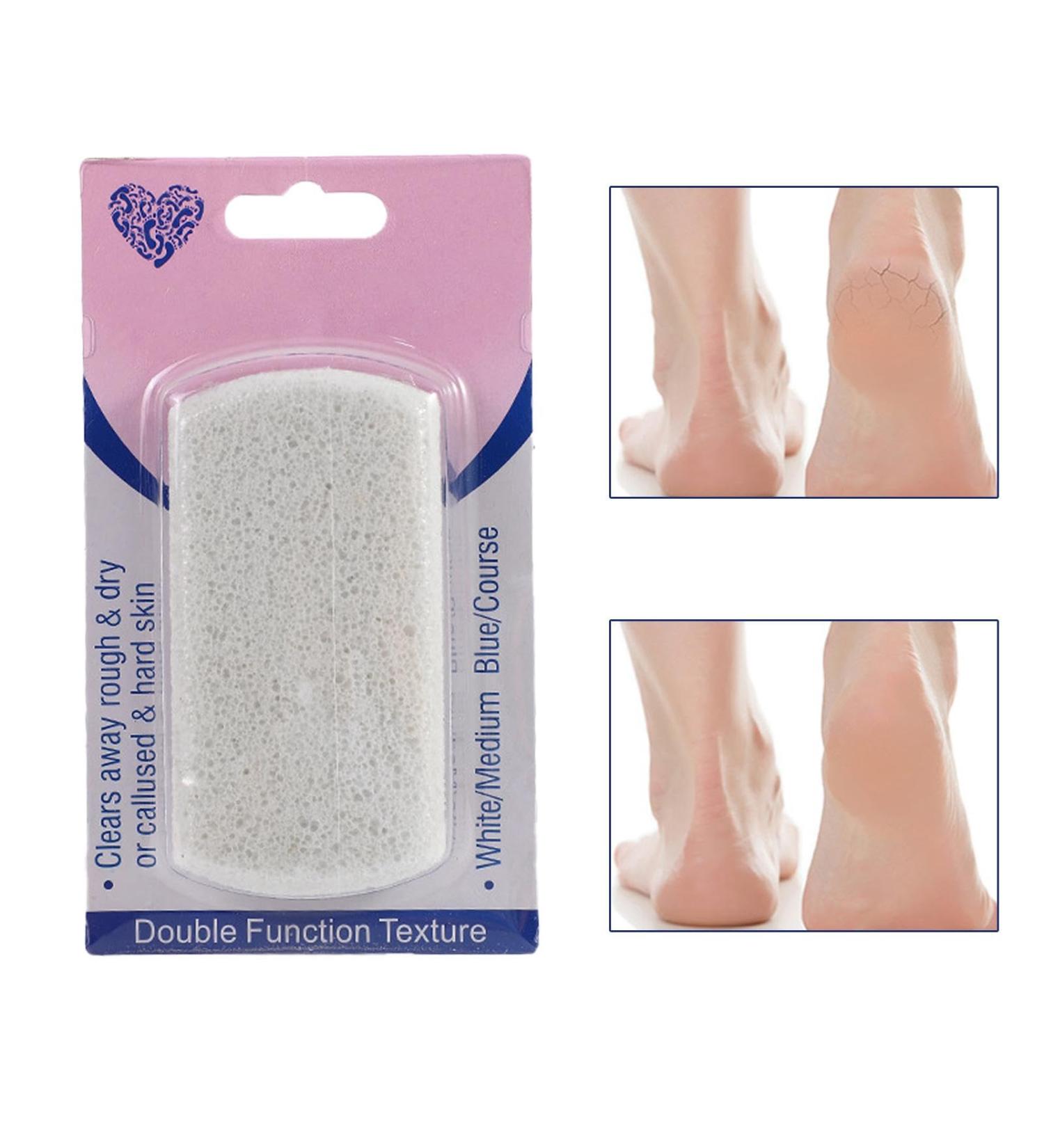 Foot Pumice Stone for Feet - Double-Sided Design Stone for Feet Foot Pumice Nursing Foot Stone for Heels Elbows Hands Gray - Buy Online on GoSupps.com