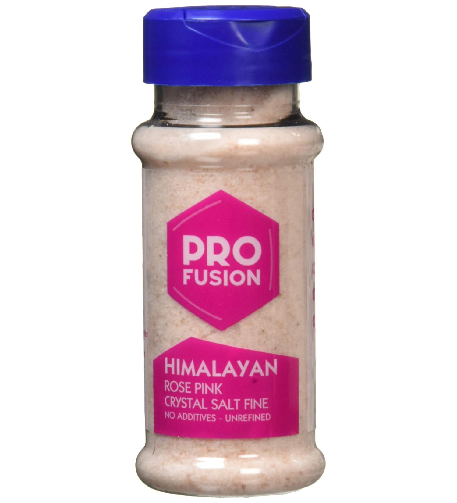 ProFusion - Himalayan Rose Pink Crystal Salt Fine - 140g - Buy Online on GoSupps.com