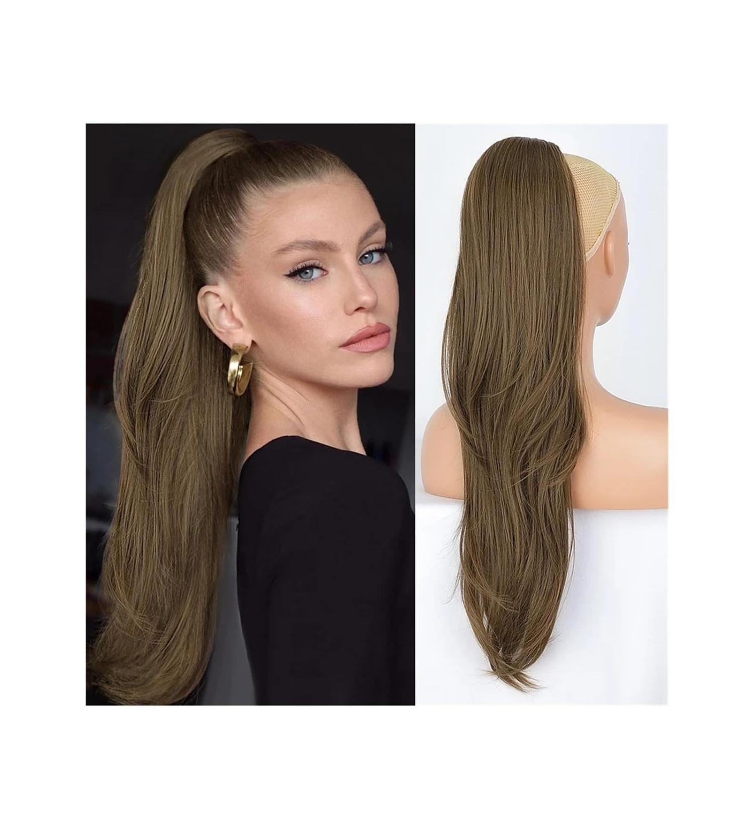 Drawstring Ponytail Extension 26 Inch Long Wave Pony Tails Hair Extensions for Women Synthetic Fake Ponytails Natural Looking Ponytail Hairpieces (Color : 008 Size : 26inches) 26inches 008 - Buy Online on GoSupps.com
