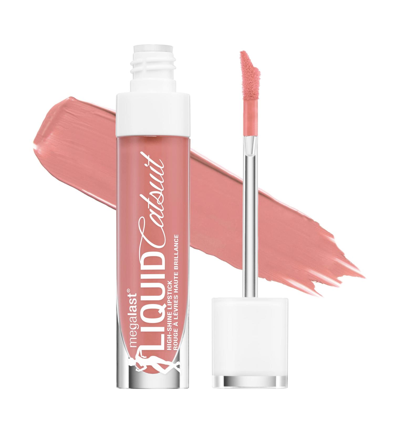 Wet n Wild MegaLast Catsuit High-Shine Liquid Lipstick - Pink Peach Stole My Look - Buy Online on GoSupps.com