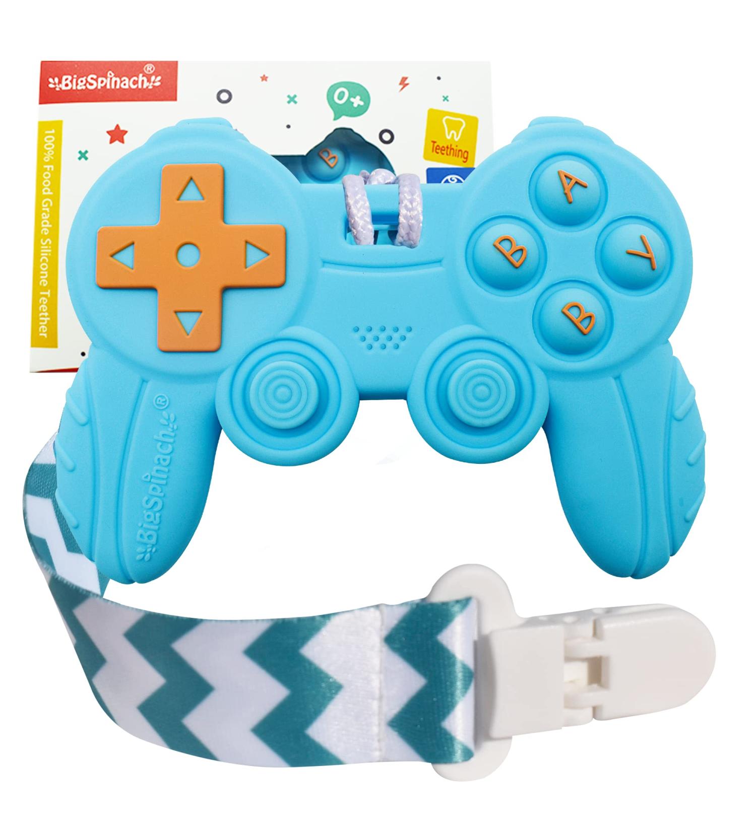 Game Controller Baby Teething Toy - Blue | Fun & Safe Teething Relief for Happy Play - Buy Online on GoSupps.com