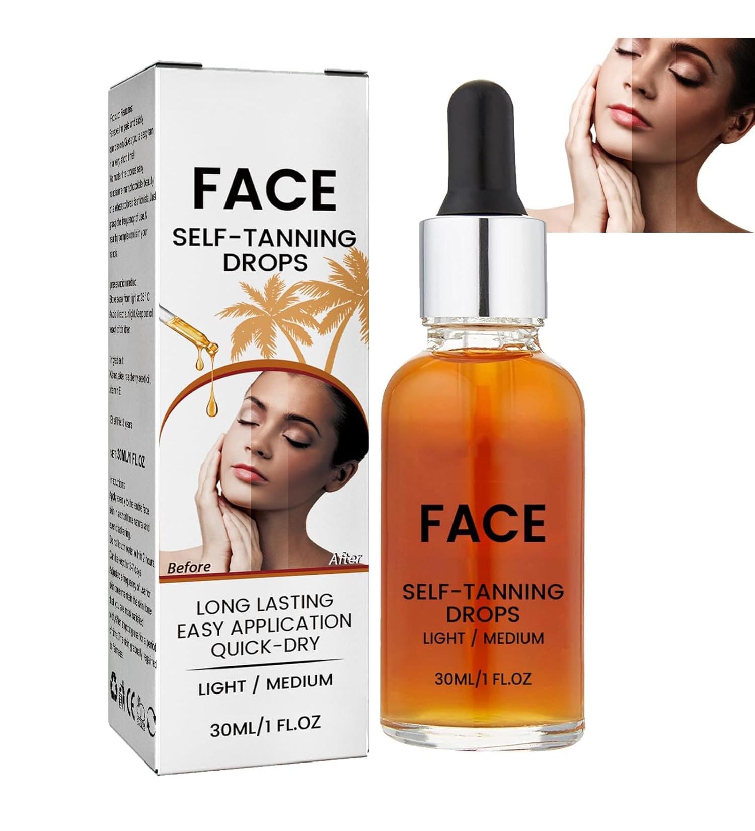 Self-Tanning Serum Drops for Body & Skin | Natural-Looking Tan | Browning Drops - Intensive Bronze 30ml - Buy Online on GoSupps.com