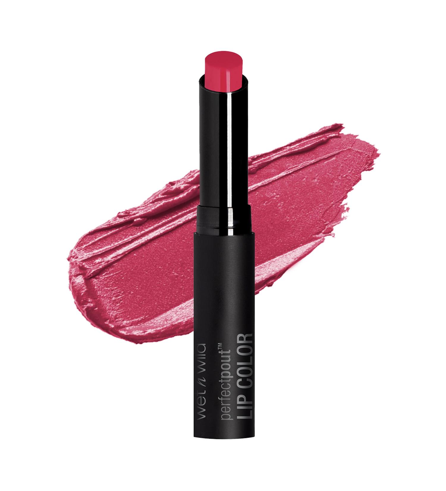 wet n wild Perfect Pout Lipstick Hot Pink - Vegan & Cruelty-Free Lip Color - Pink-A-Holics 1 Fl Oz - Buy Online on GoSupps.com