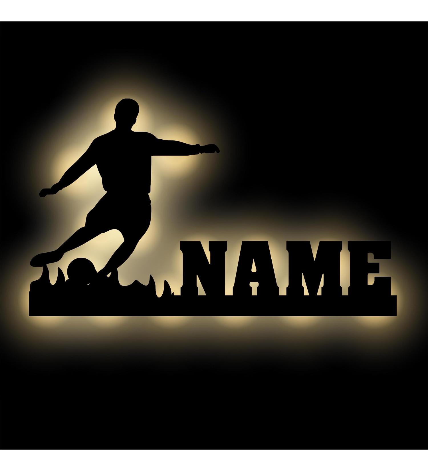 Personalized LED Kicker Football - Unique Gifts for Footballers Boys Clubs Coaches & Players | DIY Birthday Set - Buy Online on GoSupps.com