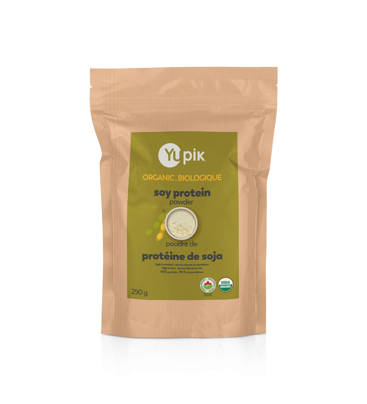 Yupik Organic Soy Protein Powder 90% Superfood Non-GMO Vegan Gluten-Free 250g 250 g (Pack of 1) - Buy Online on GoSupps.com